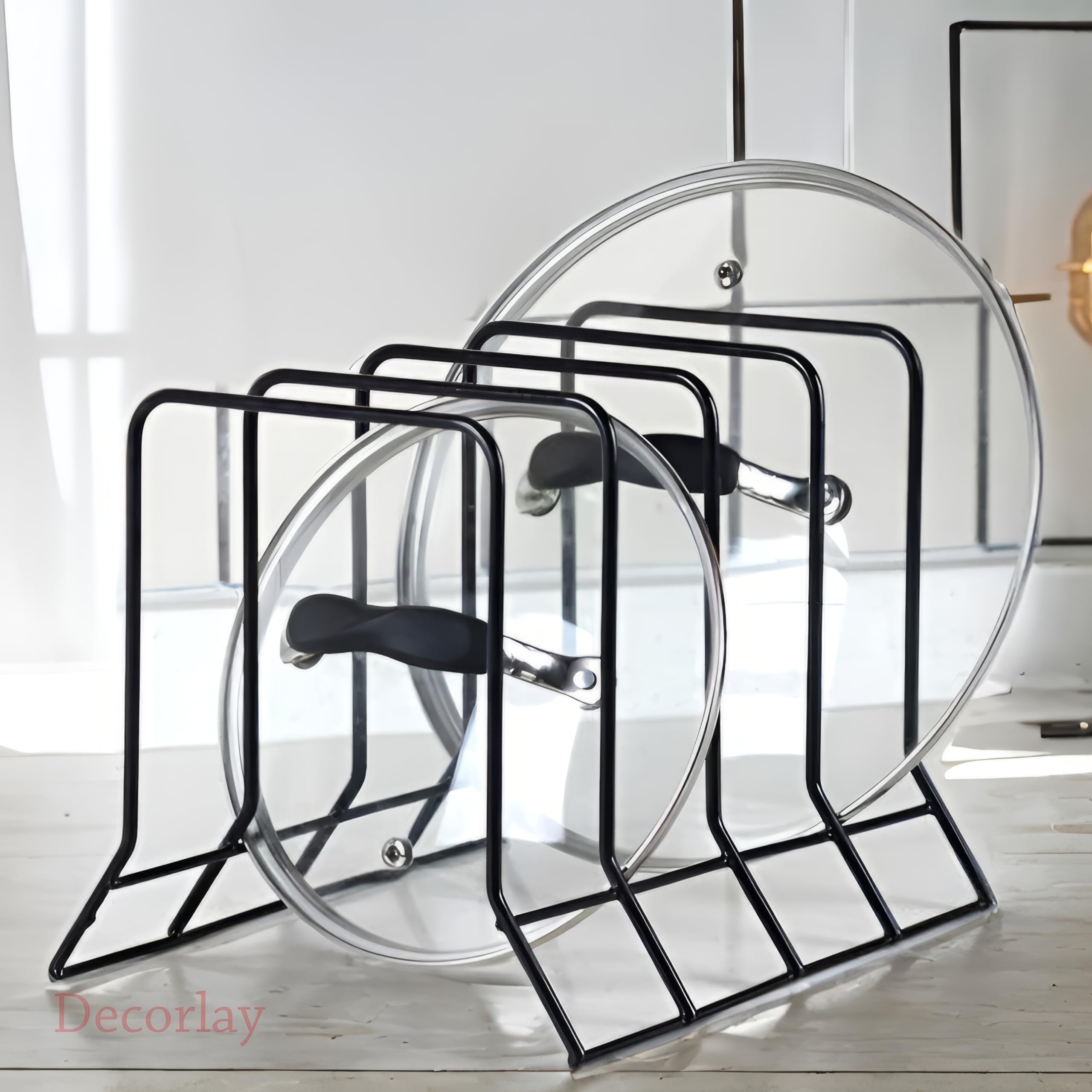Decorlay Plate Rack Organizer Kitchen Cabinet Tiered Shelf Countertop Dish Rack Kitchen Rack Plate Stand & Accessories Items Lik