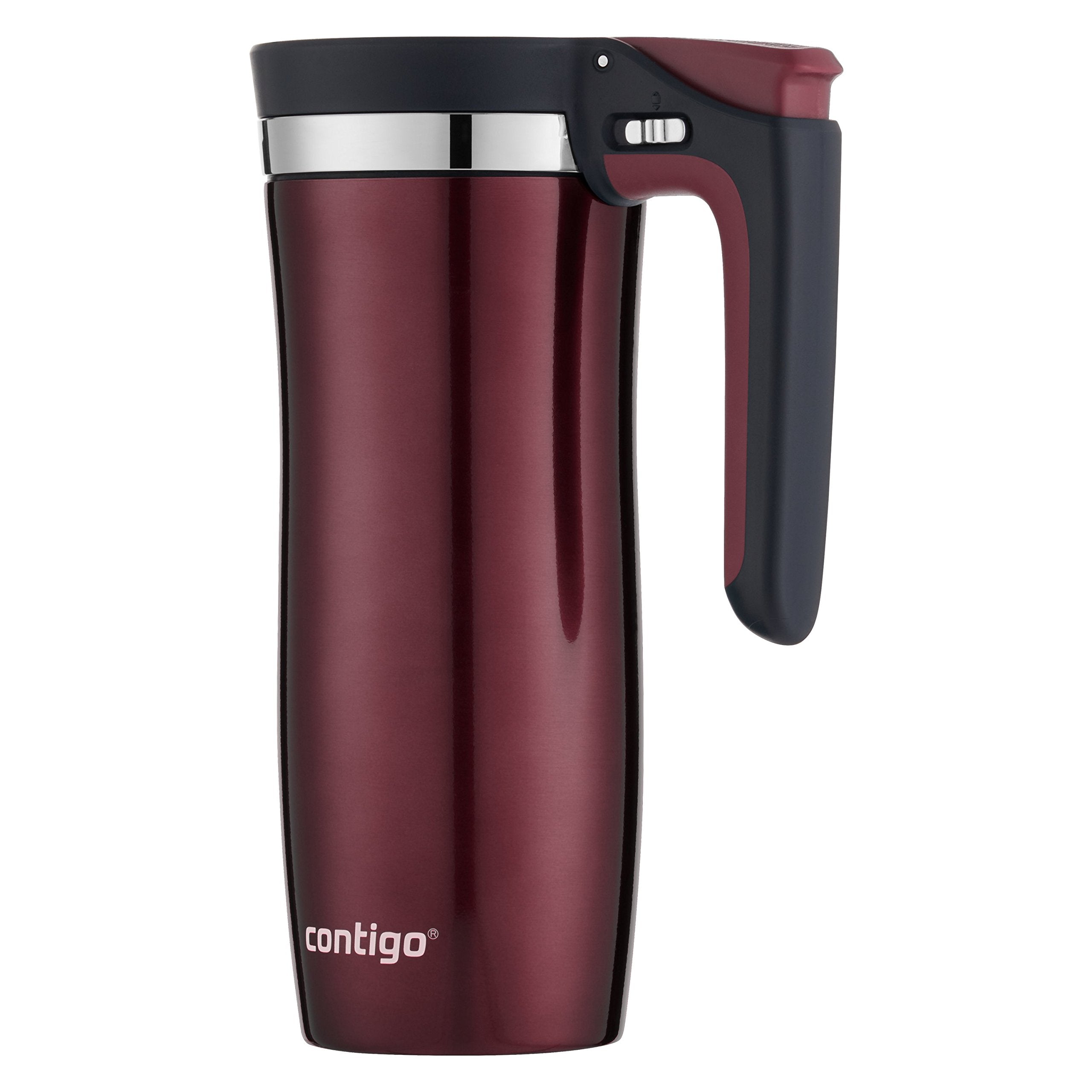 Contigo Handled Autoseal Stainless Steel Travel Mug With Easy-Clean Lid, 16Oz.