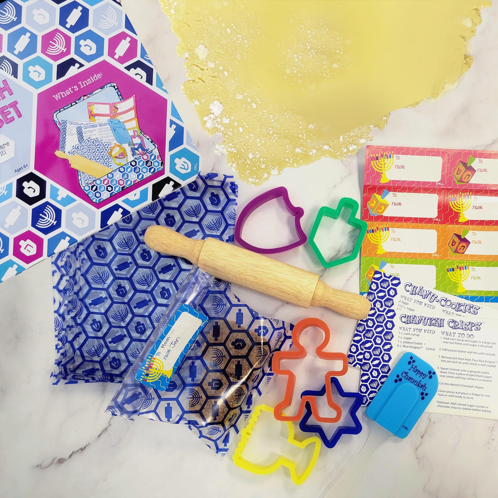 Rite Lite Chanukah Baking Set In Collectible Tin Hannukah