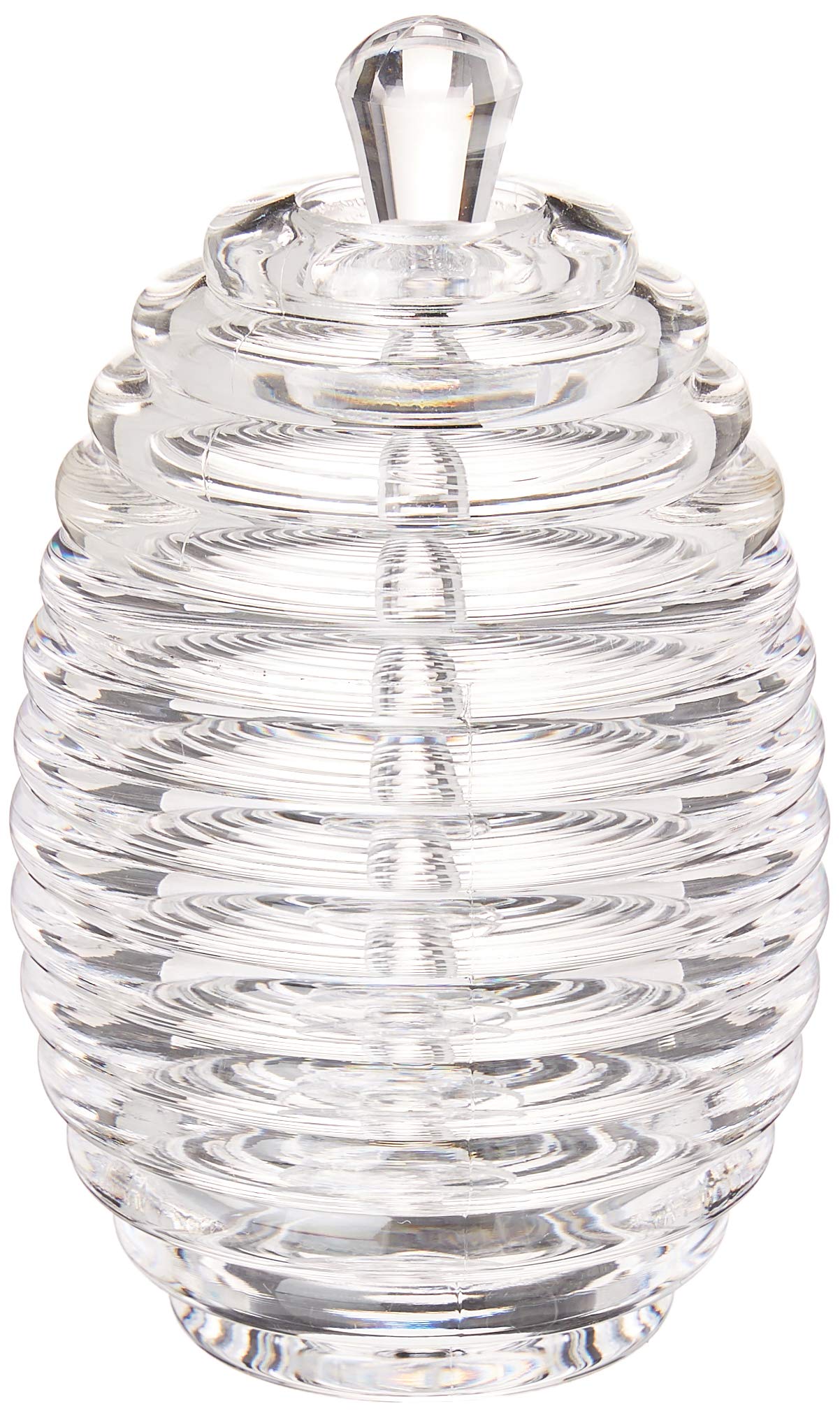 Fox Run Jar And Dipper Honey, 3.5 X 3.5 X 5.75 Inches, Clear