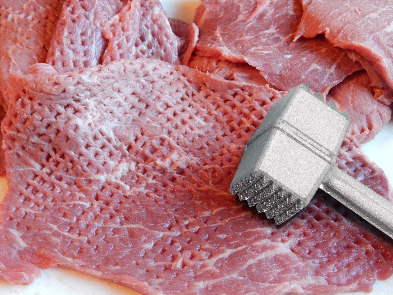 Westmark Germany Double-Sided Meat Tenderizer  9.5-inch (Grey)