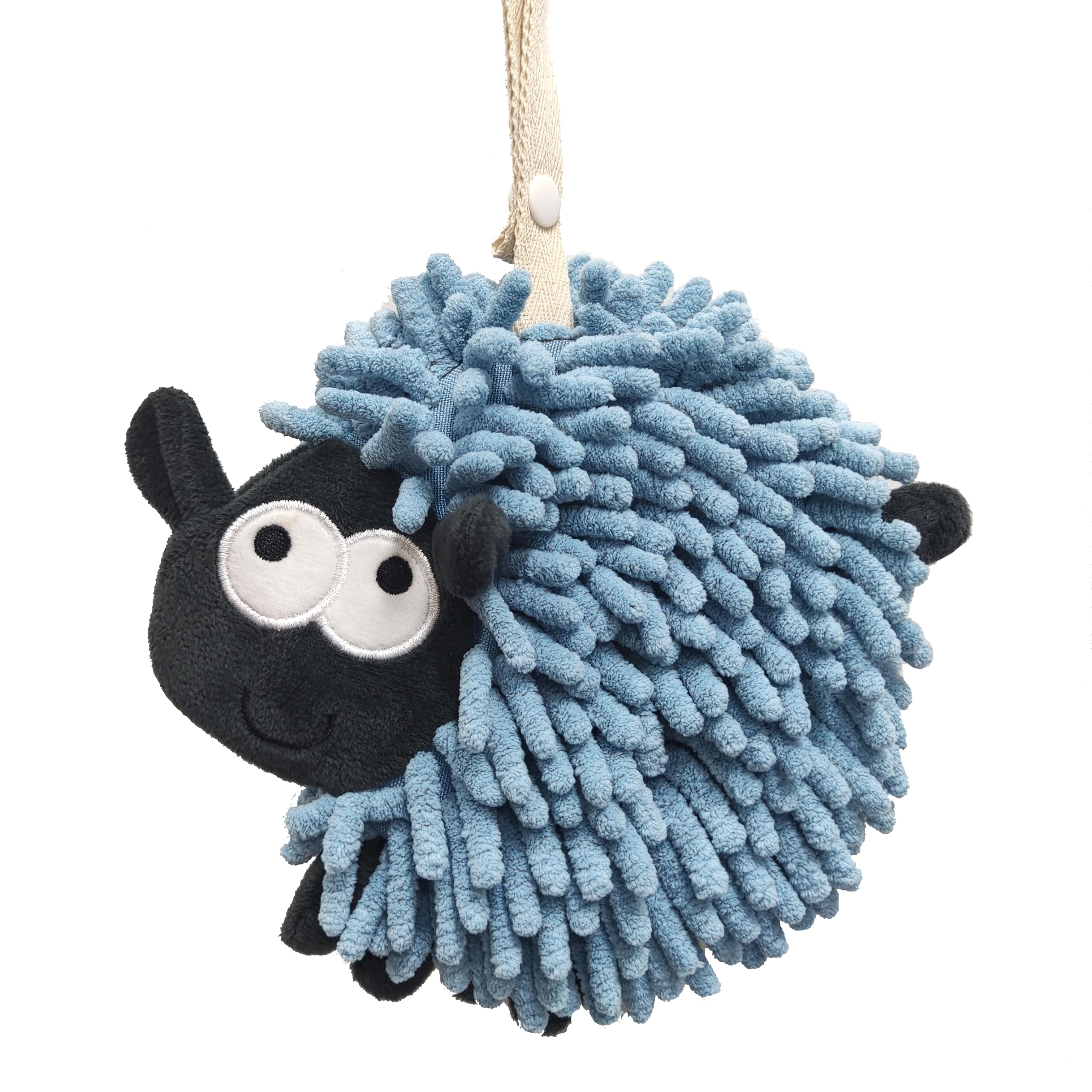 Heikrdo Sheep Funny Hand Towels For Bathroom Kitchen - Cute Decorative Sheep Decor Hanging Washcloths Face Towels Super Absorben