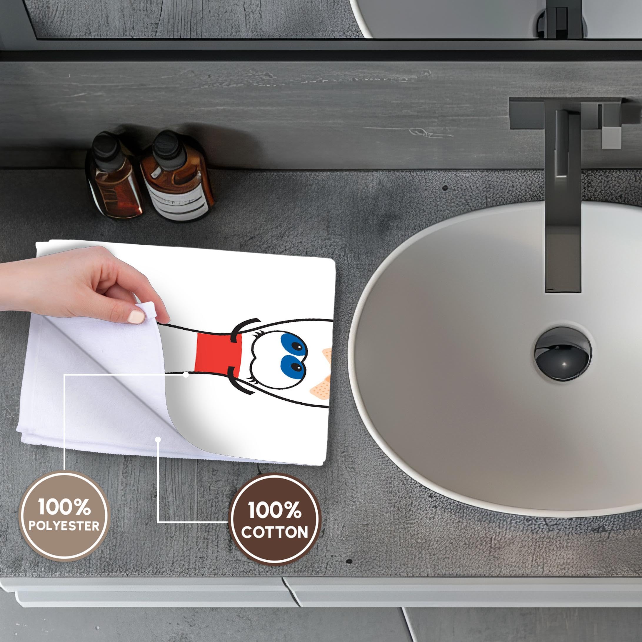 3D Rose Id Hit Ball Thinks To Pin Bowling Humor Design Hand/Sports Towel, 15 X 22