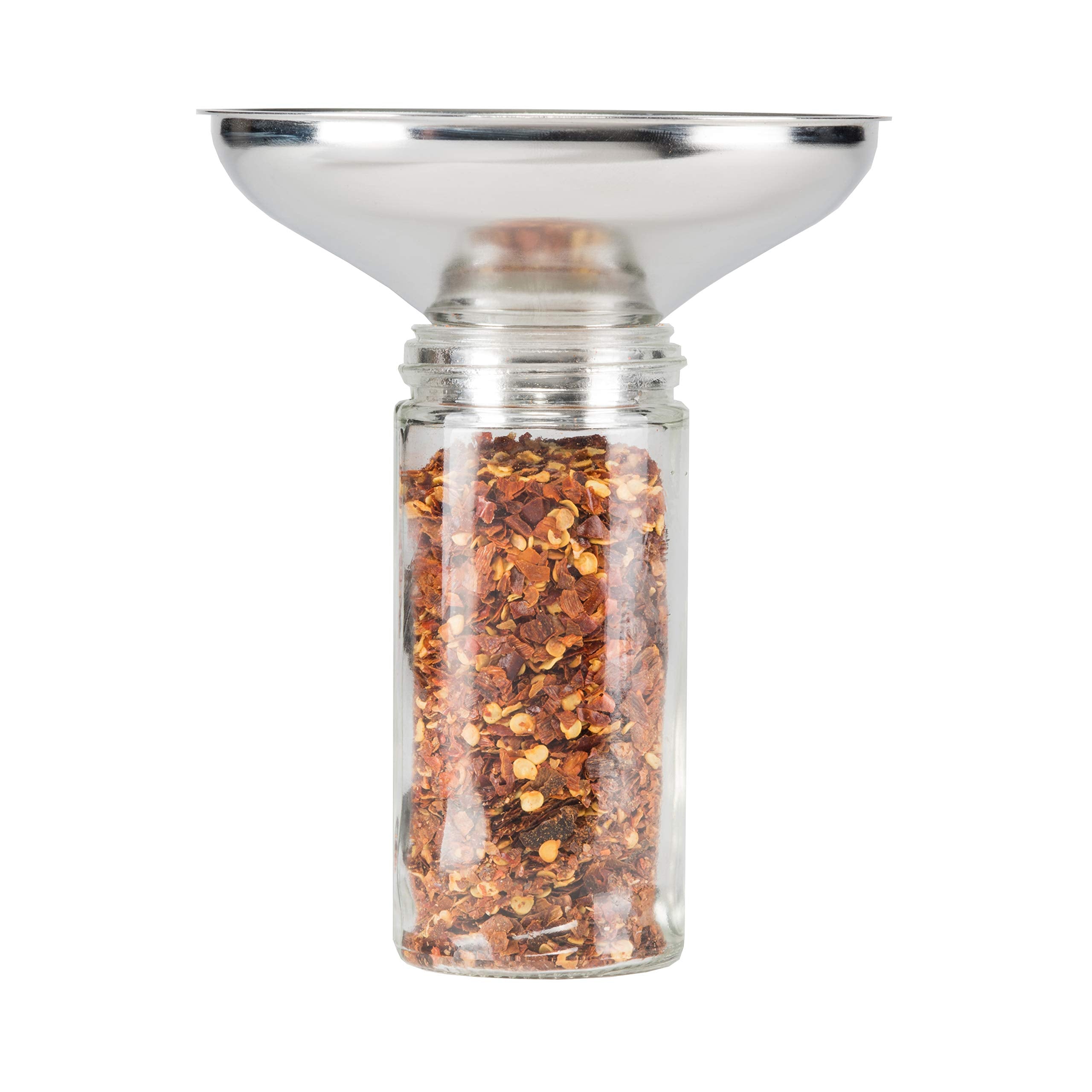 AllSpice Spice Funnel Metal Stainless Steel 18/8 (1 Bottom)
