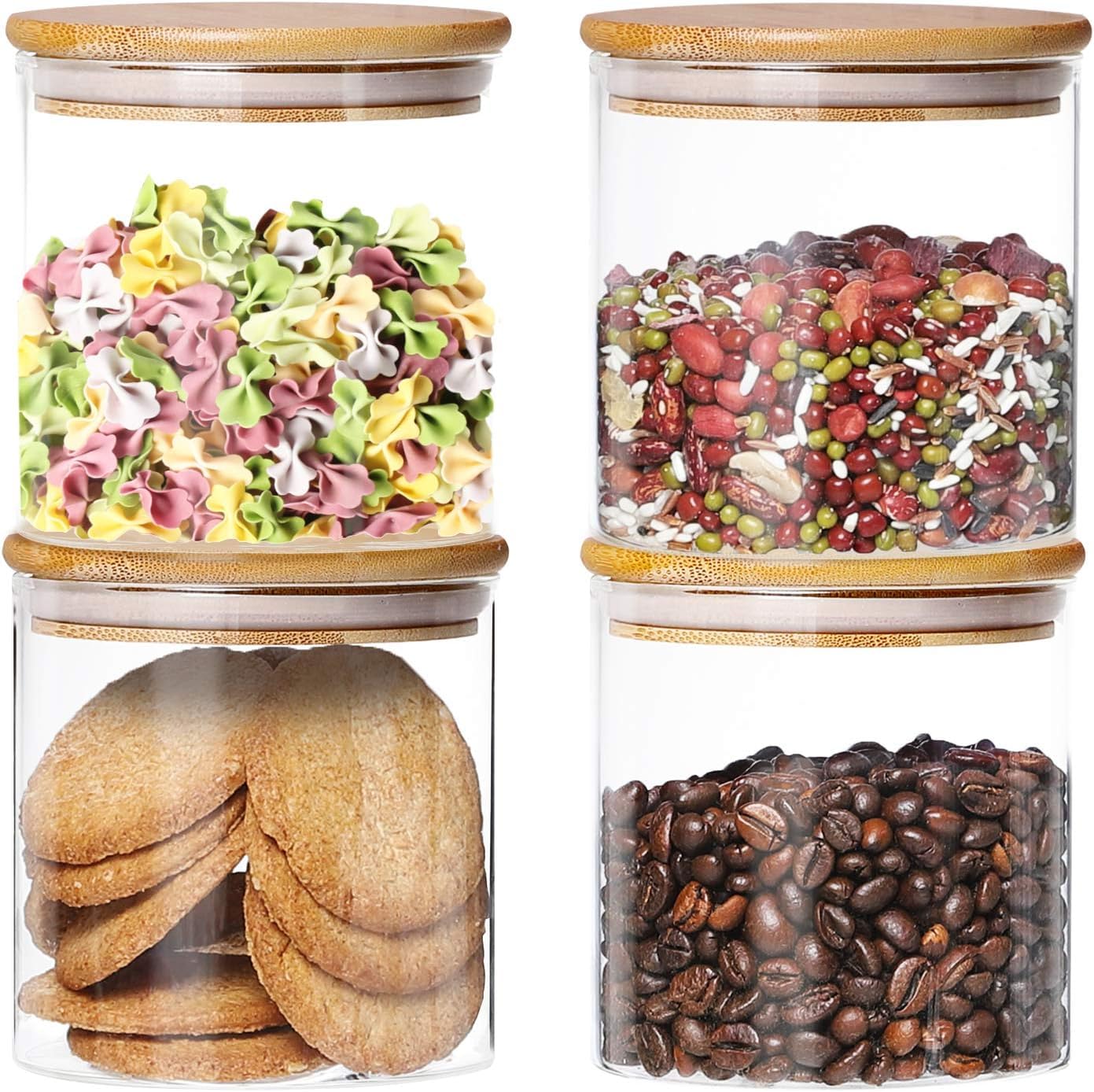 Lawei Borosilicate Glass Jar  700Ml Kitchen High Food And Pickle Storage Spice Jar Borosilicate Jar For Coffee, Spices, Candy, 