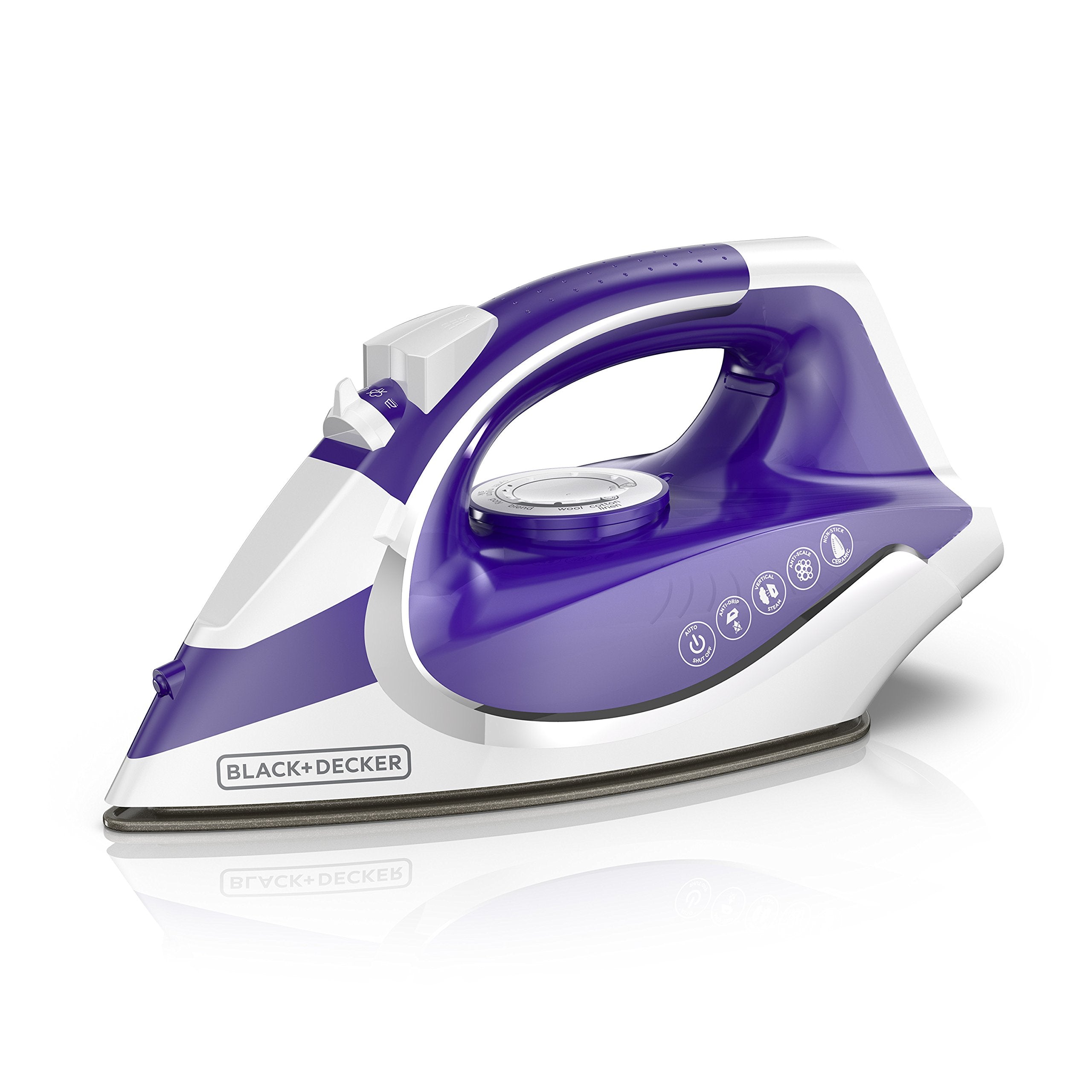 Black+Decker Icl500 Light N Go Cordless Iron, Purple