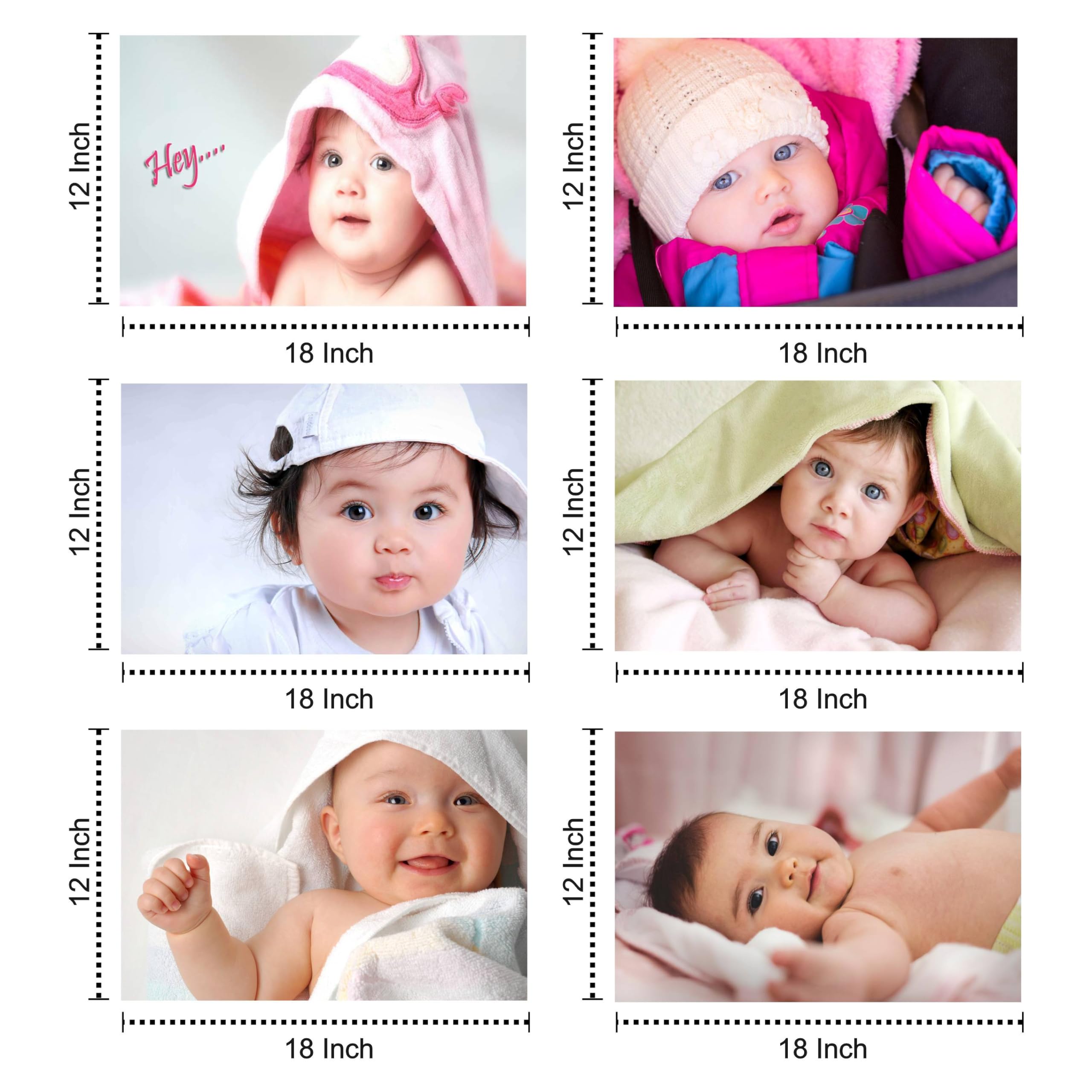 Giant Innovative Bamboo Abstract Poster, Multicolour, Large