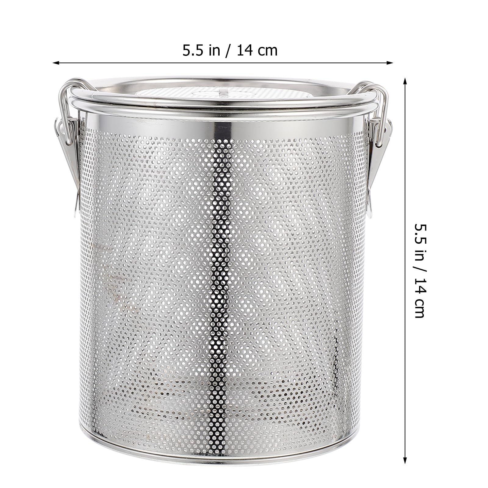 Hemoton Stainless Steel Spice Seasoning Strainer Tea Ball Filter Soup Seasonings Seperation Basket Loose Leaf Tea Infuser For Ho