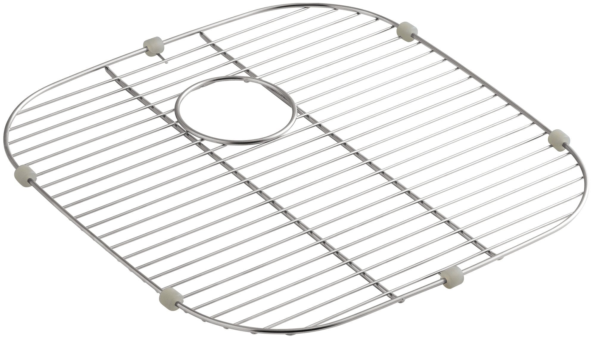 Kohler 6389-St Sink Rack For K-3356 Undertone And K-3356-Hcf Undertone Preserve Sinks, 18-Inch X 17-3/4-Inch, Stainless Steel