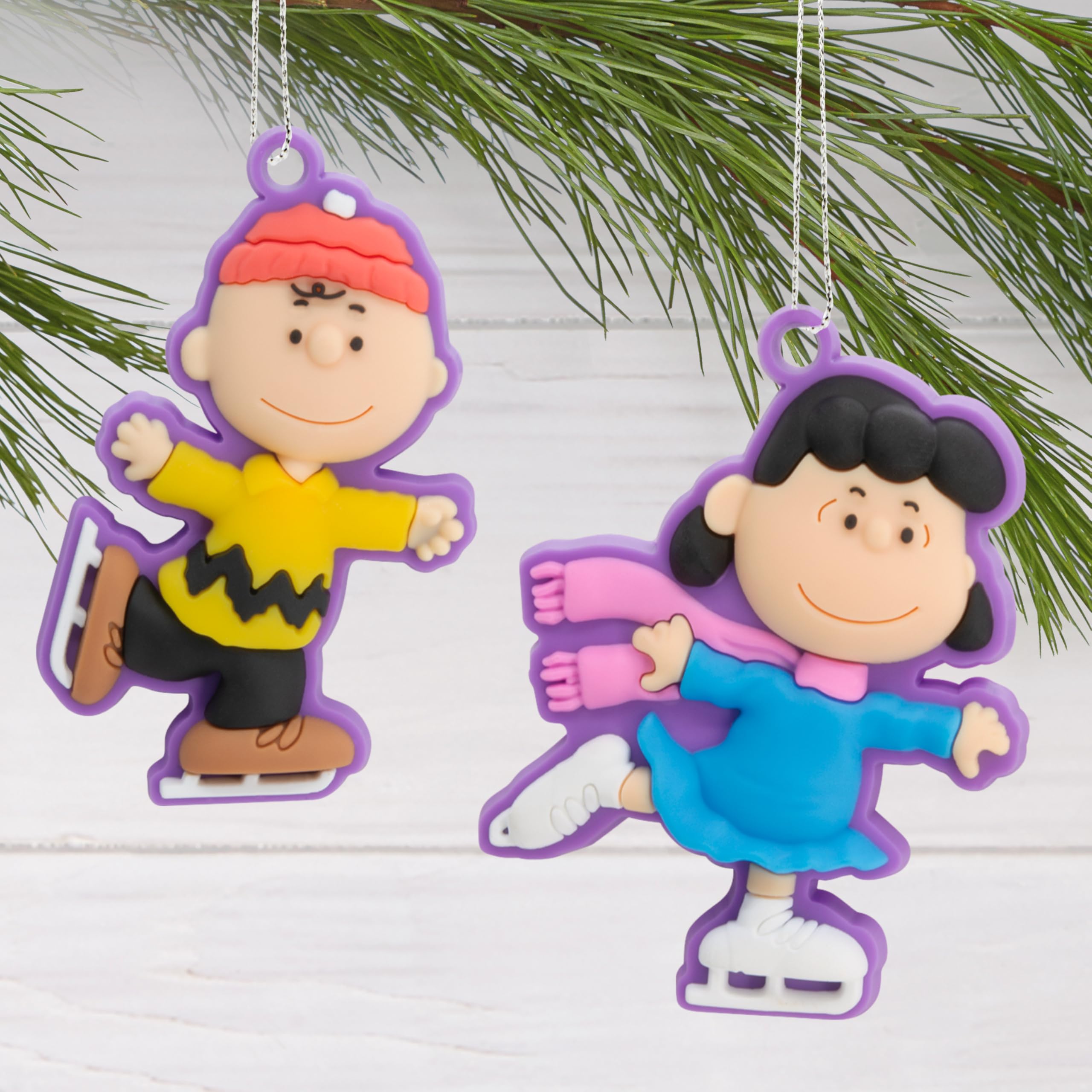Hallmark Peanuts Mini Christmas Tree Topper and Ornaments, Set of 5