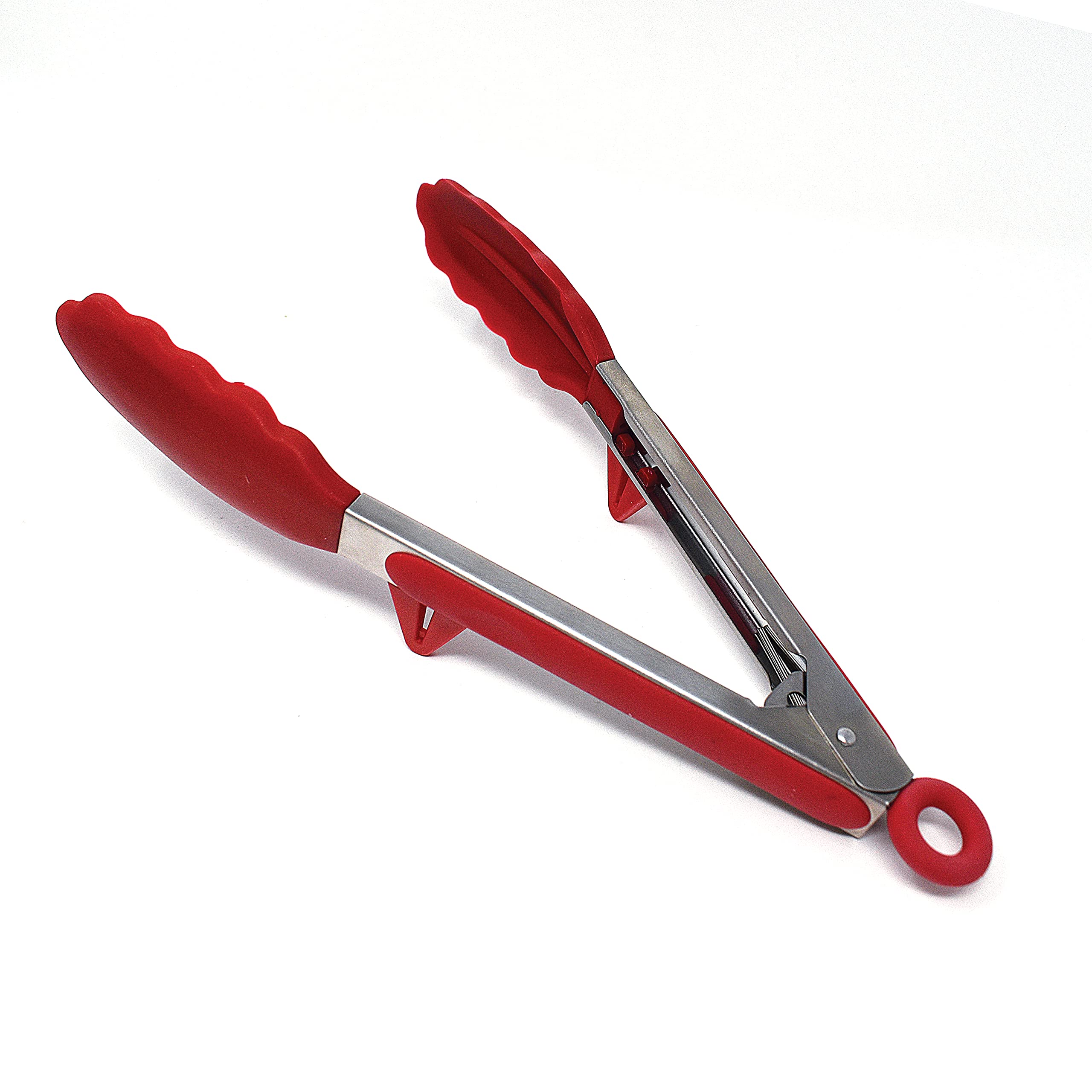 Norpro, Red 9-Inch Grip Ez Stainless And Nylon Tongs, 9 Inch