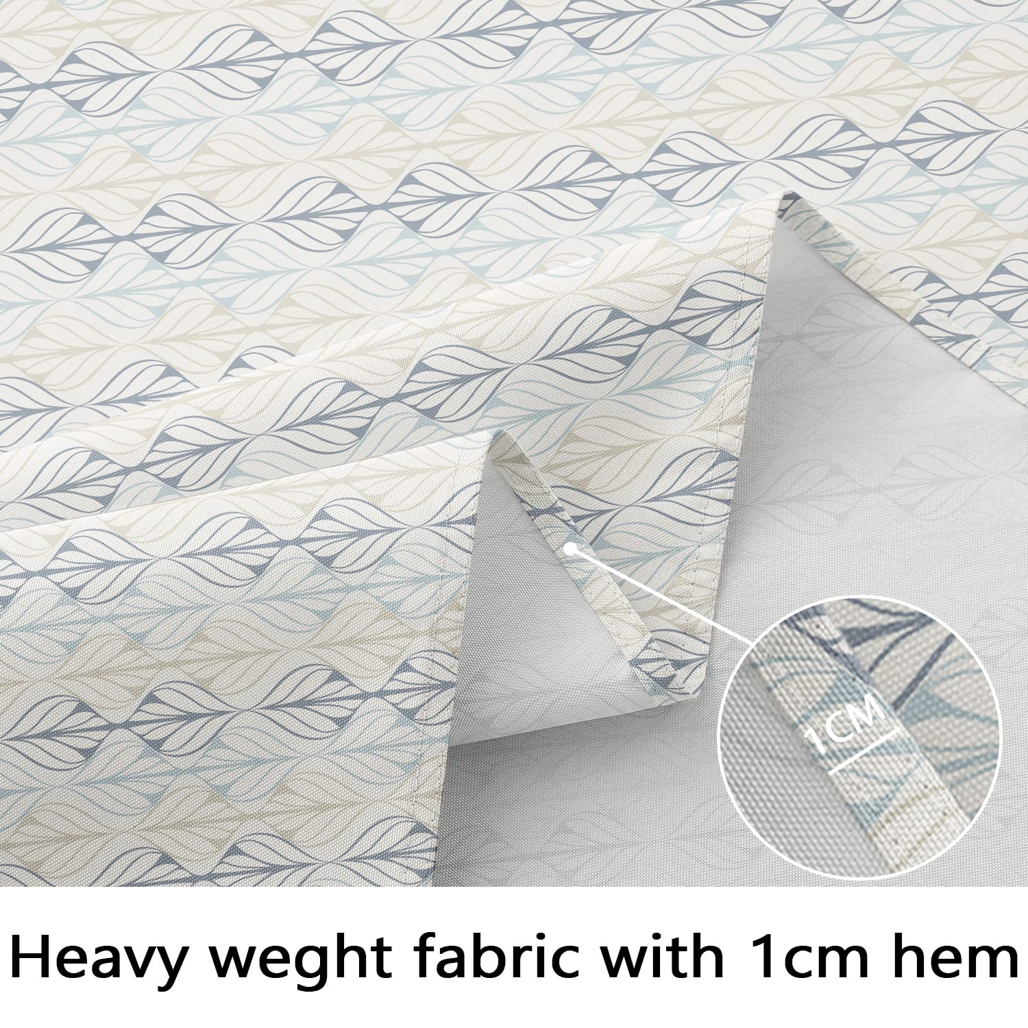 Bnejvif Oval Tablecloth, Modern Geometric Oval Tablecloth, Striped Tablecloth Indoor/Outdoor Waterproof Wrinkle Free Durable Ova