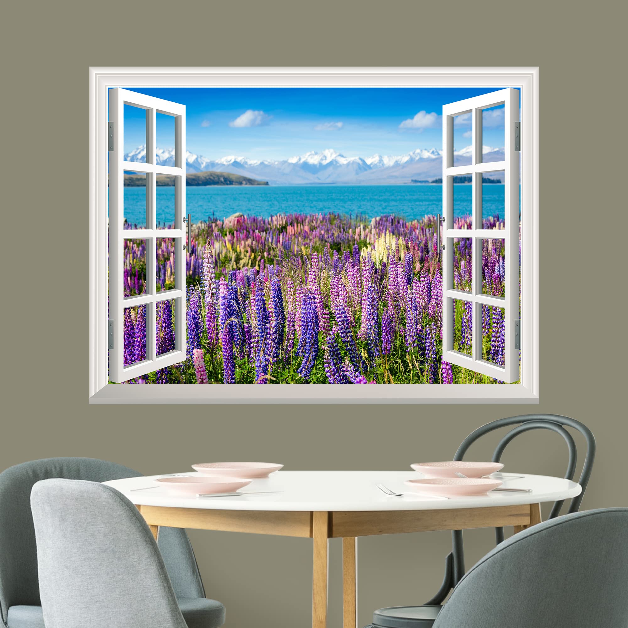 wall26 Removable Wall Sticker Wall Mural (24''x32''  Lanvender Field)