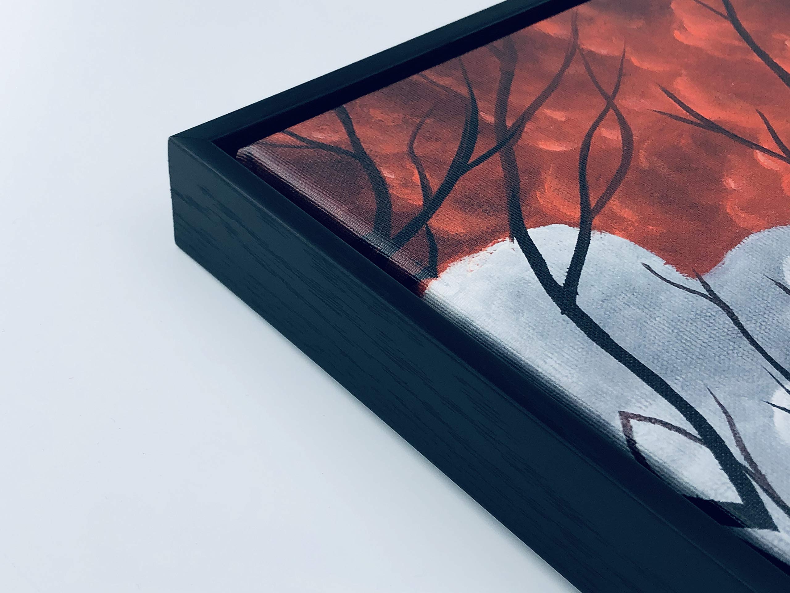 Wieco Art Extra Large Size Framed Canvas Art Prints Wall Art The Cloud Tree Abstract Pictures Paintings For Living Room Home Off
