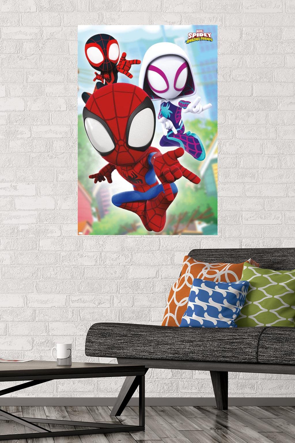 Trends International Marvel Spidey And His Amazing Friends - Webs Wall Poster, 22.37'' X 34.00'', Premium Unframed Version