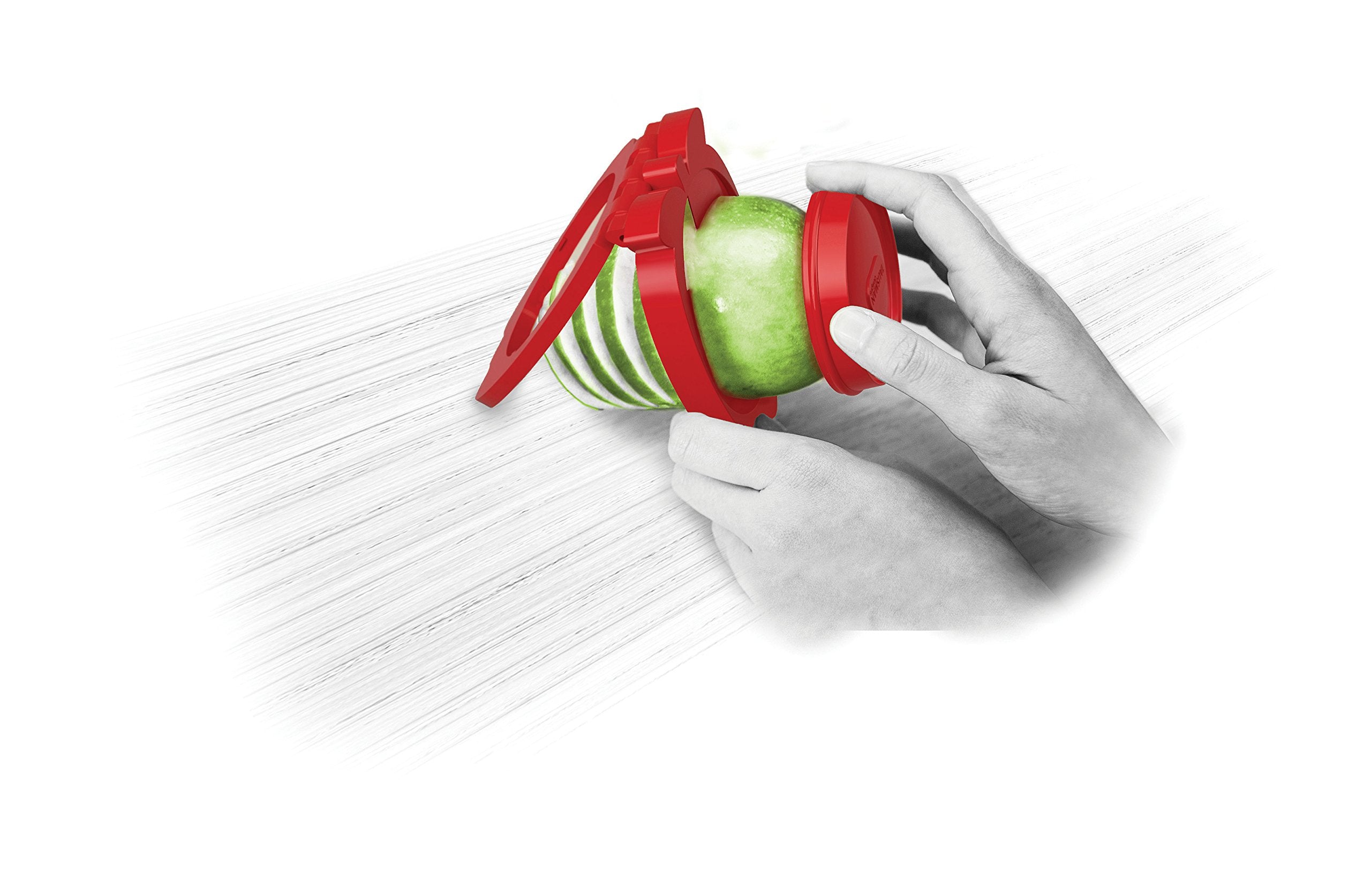 Talisman Designs Apple Spiralizer & Corer - Great For Pears & Apples, Safe Detachable Handle, Dishwasher Safe, Versatile For Sna