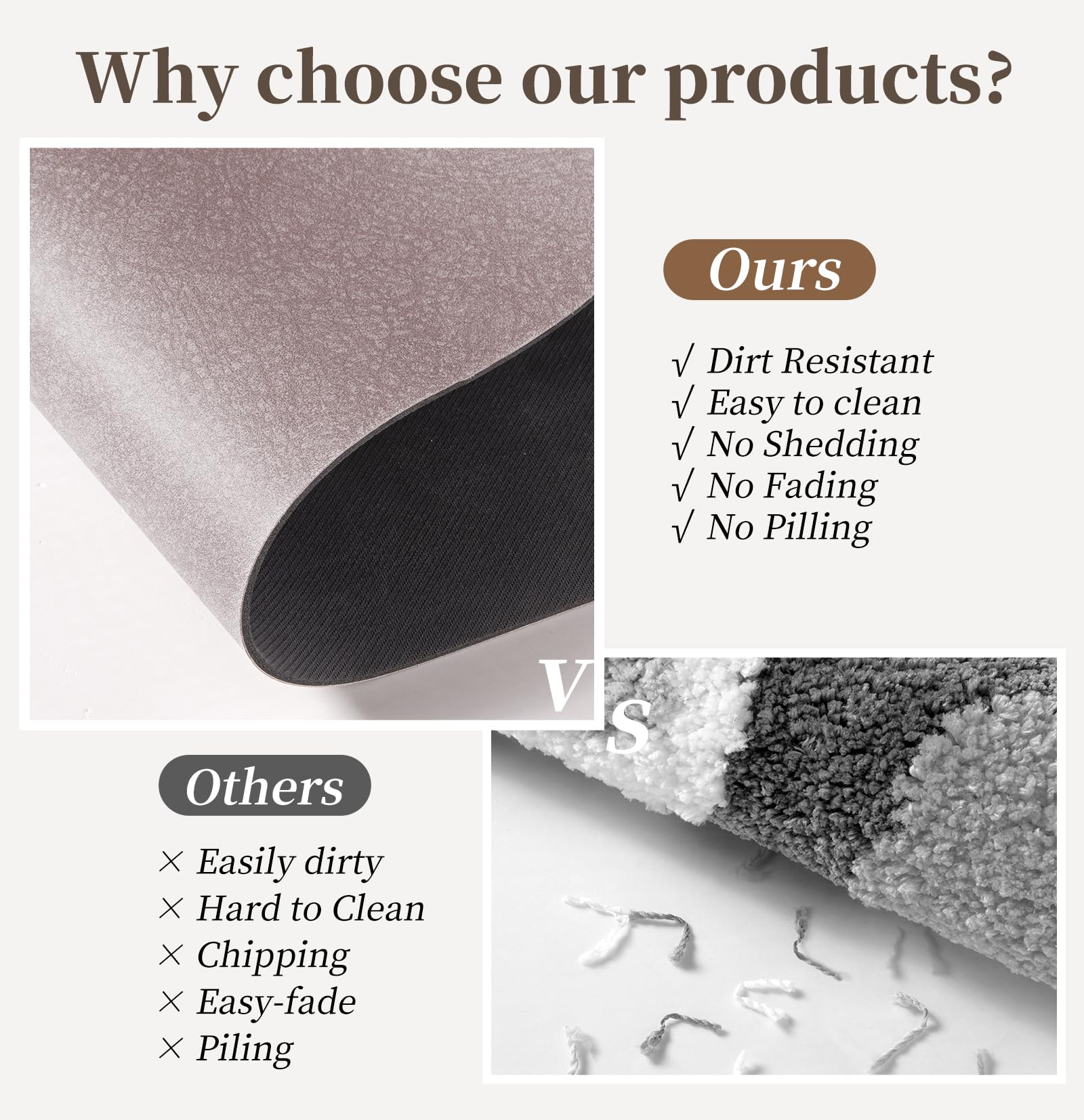 Bath Mat Rugs 32X17 - Diatomaceous Earth Bath Mat Quick Dry Absorbing Bathroom Rugs Rubber Non Slip Thin Bathroom Mat Fit Under