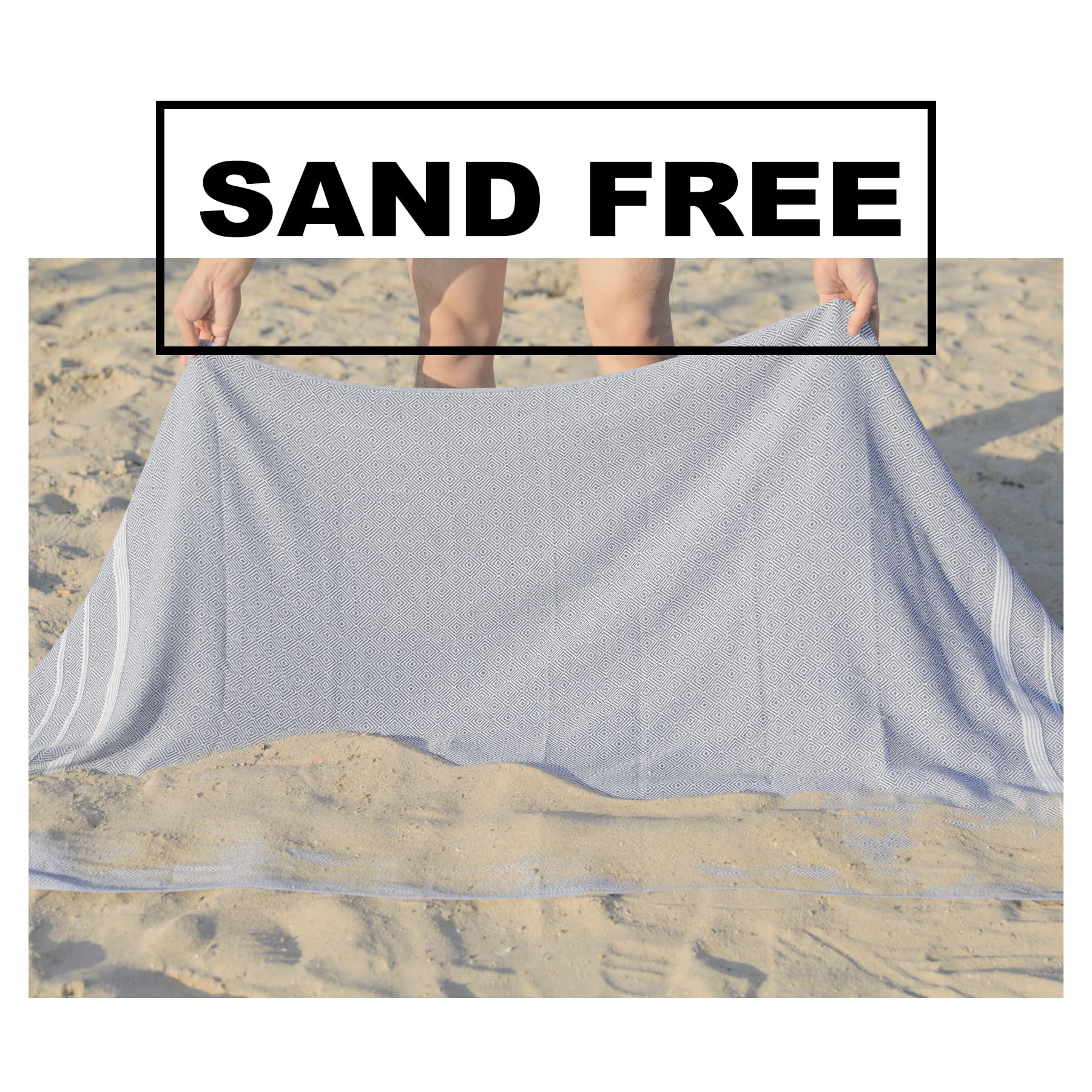 Cotton Turkish Beach Towels Quick Dry Sand Free Women Happy Birthday Gift Ideas Mom Mother Daughter Wife Sister Girlfriend Her Teacher Best Friend Retirement 50th 40th 30th Godmother Proposal Husband