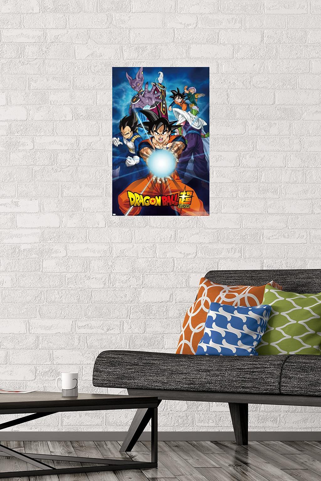 Trends International Dragon Ball Super - Groups Wall Poster, 14.725'' X 22.375'', Premium Poster & Mount Bundle