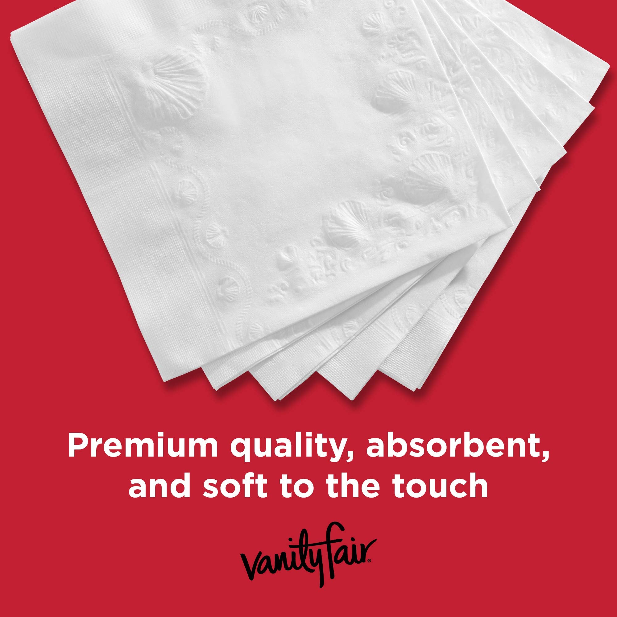 Vanity Fair Everyday Paper Napkins, 250 Count, Disposable Napkins Made Soft And Smooth For Everyday Meals