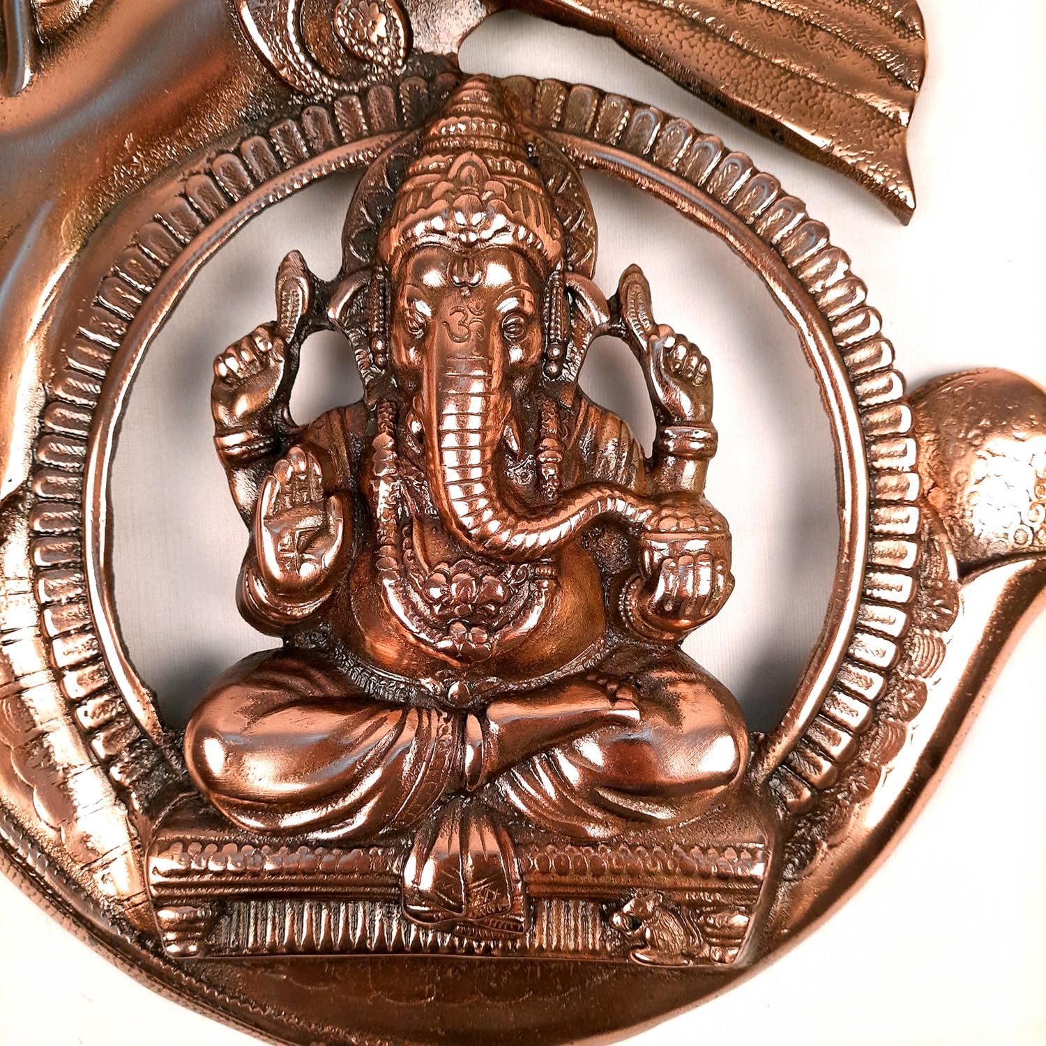 Apka Mart The Online Shop Ganesh Statue Wall Hanging | Ganesha Wall Decor Murti Metal - For Entrance Door, Home, Puja & Religiou