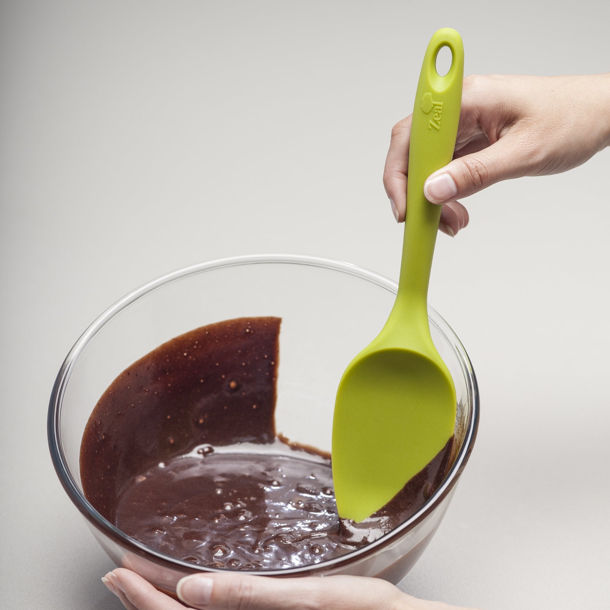 Zeal Silicone Non-Scratch Spatula Spoon Lime (10   /26Cm)