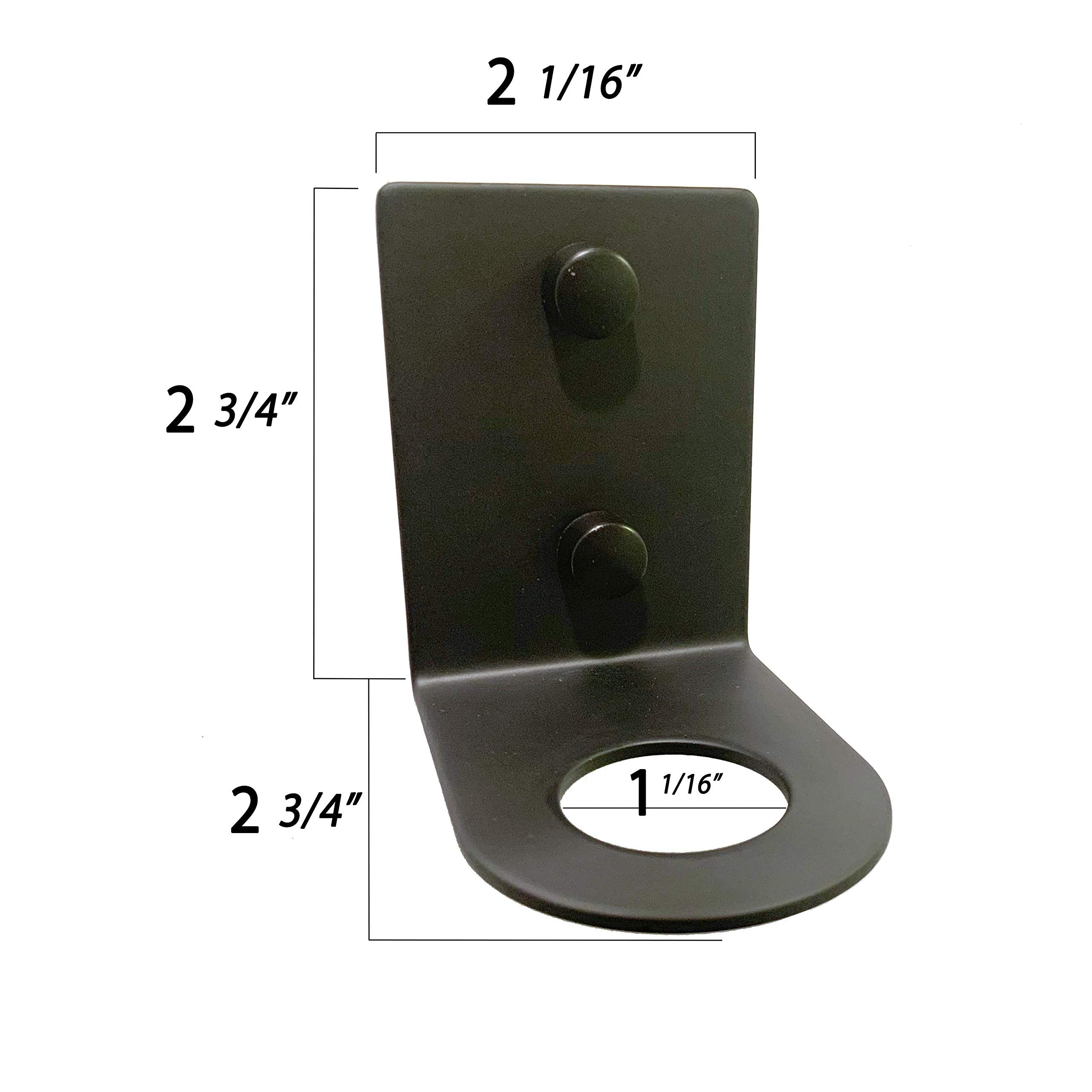 Soap Dispenser Wall Mount Bracket (Brushed, 2)