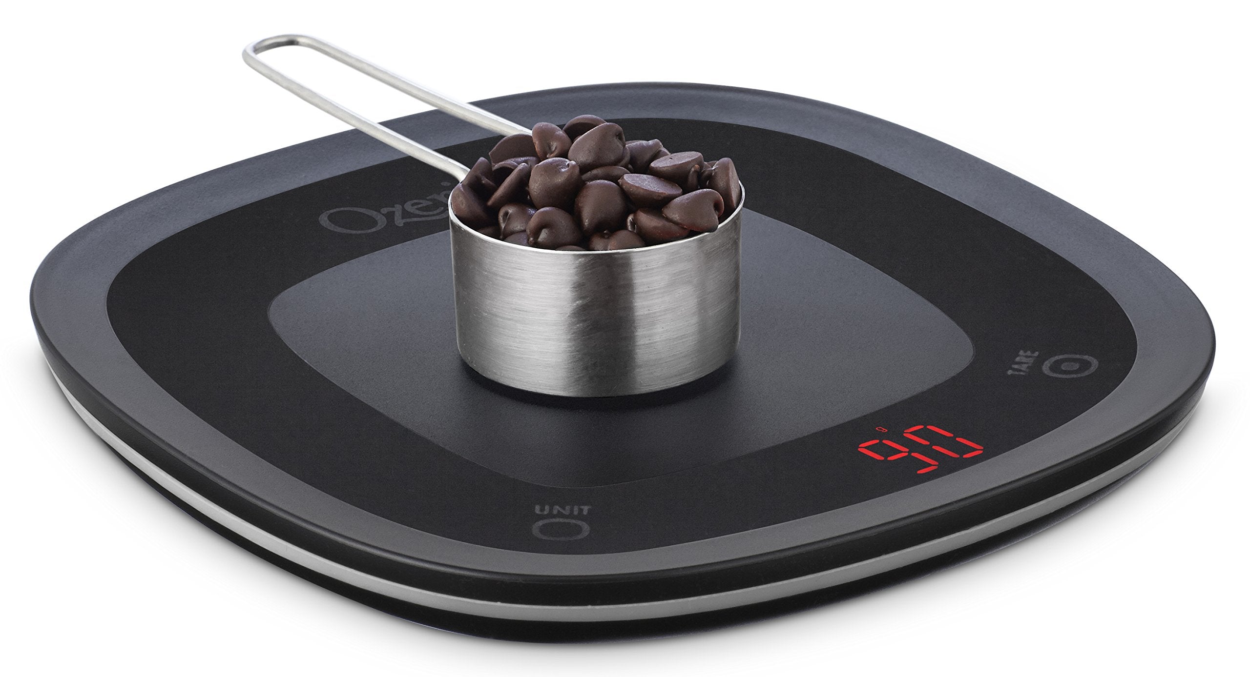 Ozeri Touch Waterproof Digital Kitchen Scale Washable And Submersible, Small, Black