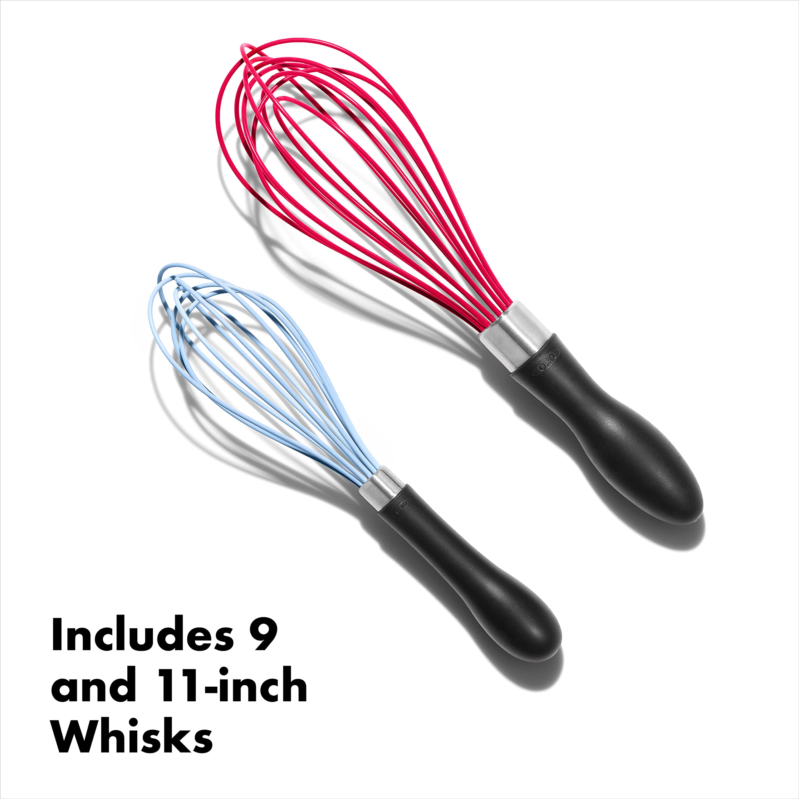 Oxo Good Grips 2-Piece Silicone Whisk Set