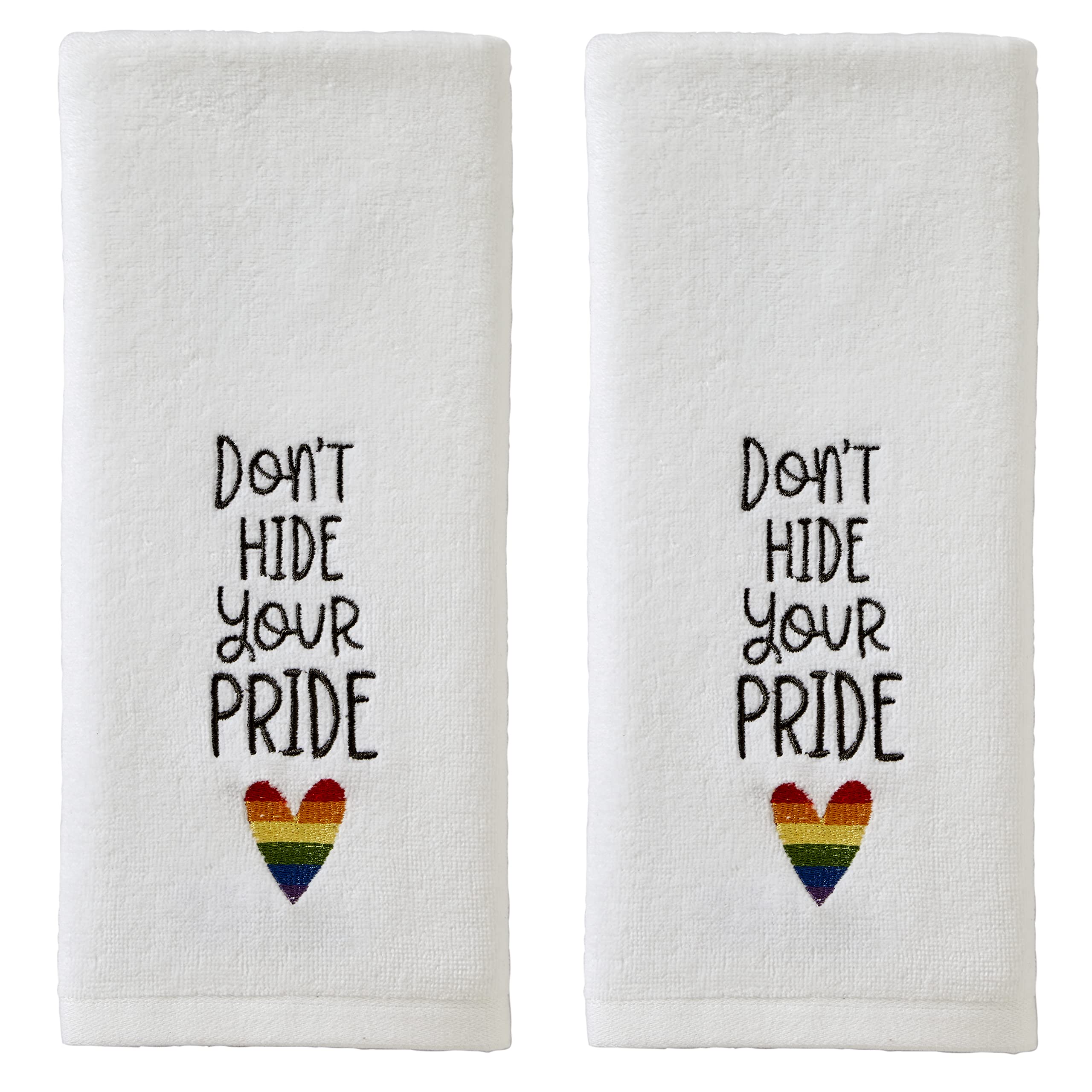 Skl Home Dont Hide Your Pride Hand Towel Set, 25'' X 16'', 2 Count