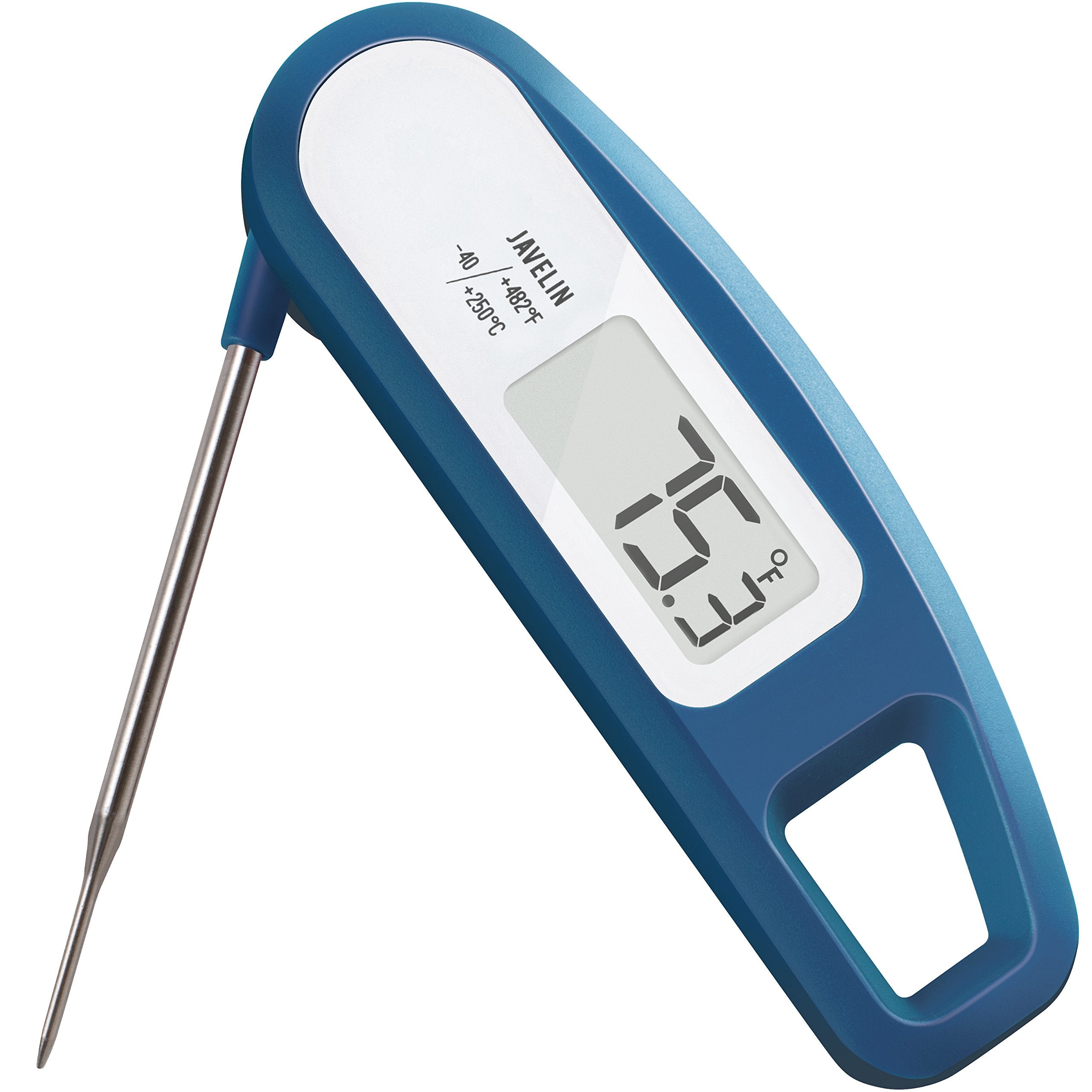 Lavatools Pt12 Javelin Ultra Fast Digital Instant Read Meat Thermometer For Grill And Cooking, 2.75'' Probe, Compact Foldable De