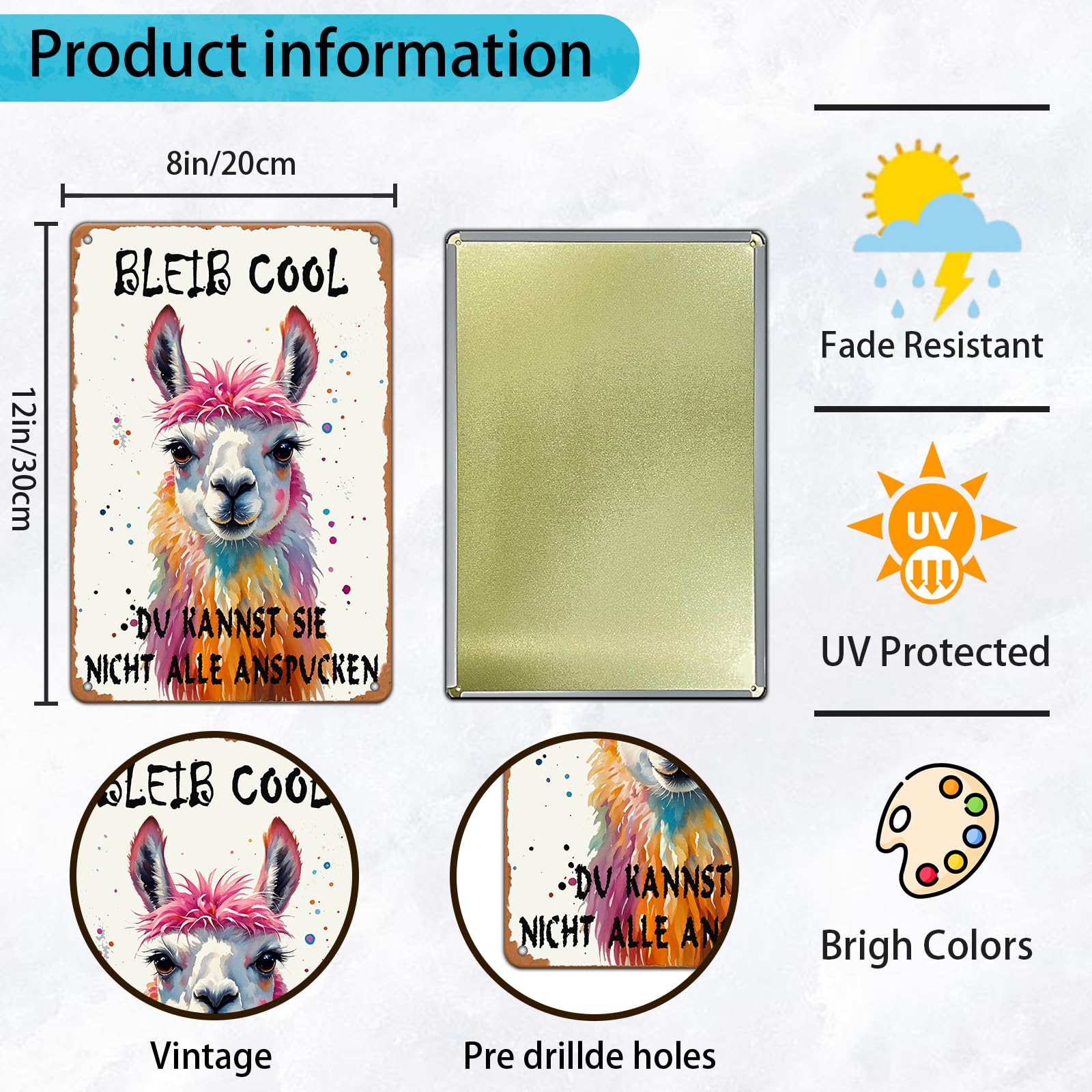 KIYOYO Vintage Tin Sign Metal Poster Plaque Hello Sweet Cheeks Sasquatch Bathroom Poster Bigfoot Knowledge Poster Metal Sign Iro