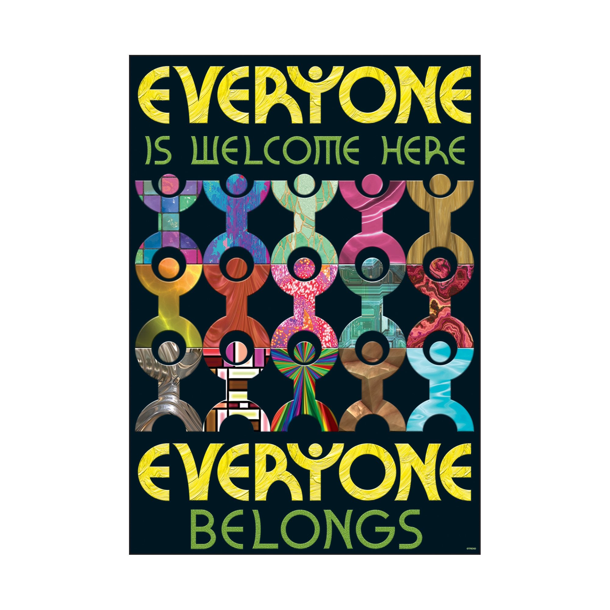 Argus Everyone Is Welcome Here Poster, 13.375'' X 19''