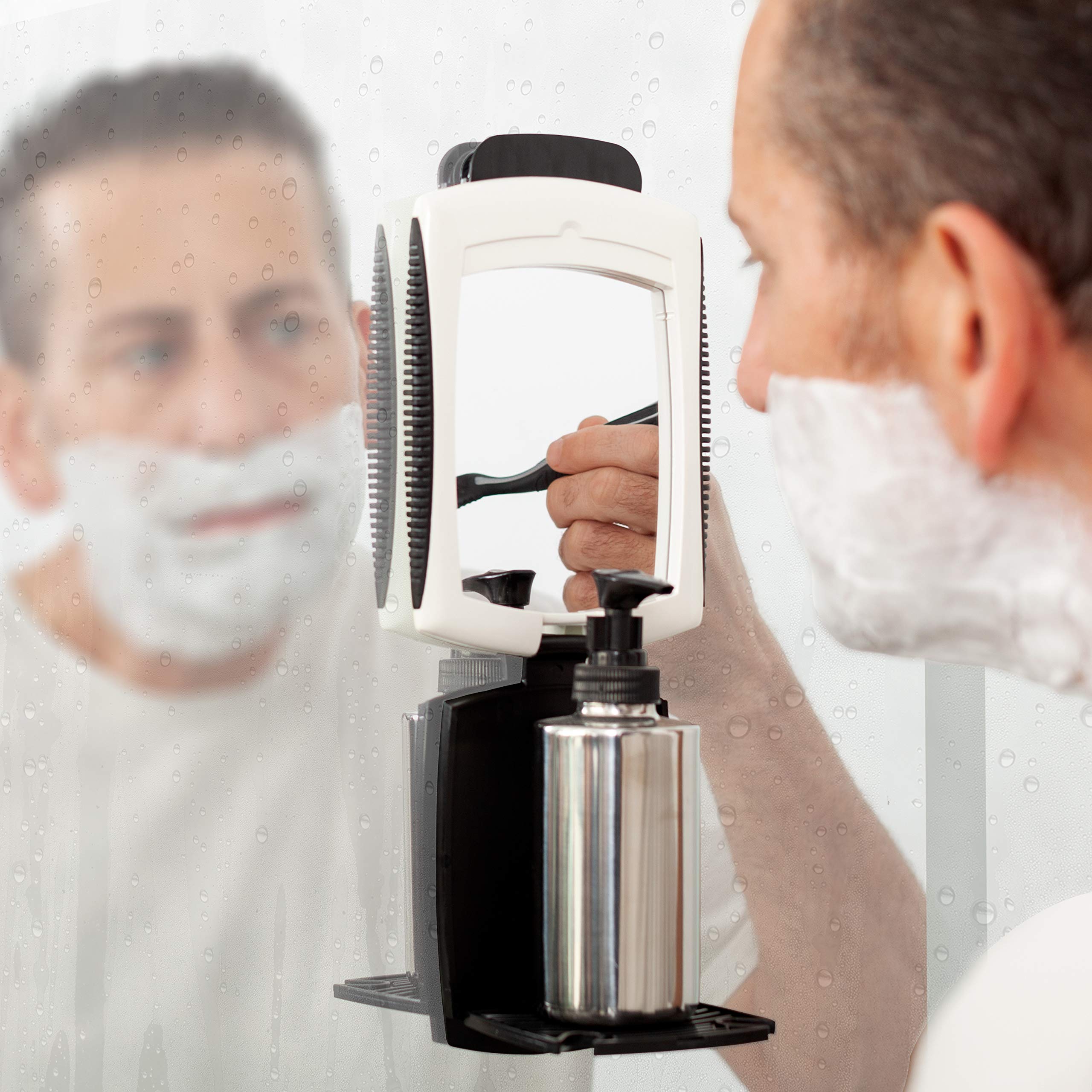 Zadro Zfogless Travel Shower Shaving Mens Grooming Mirror, Black
