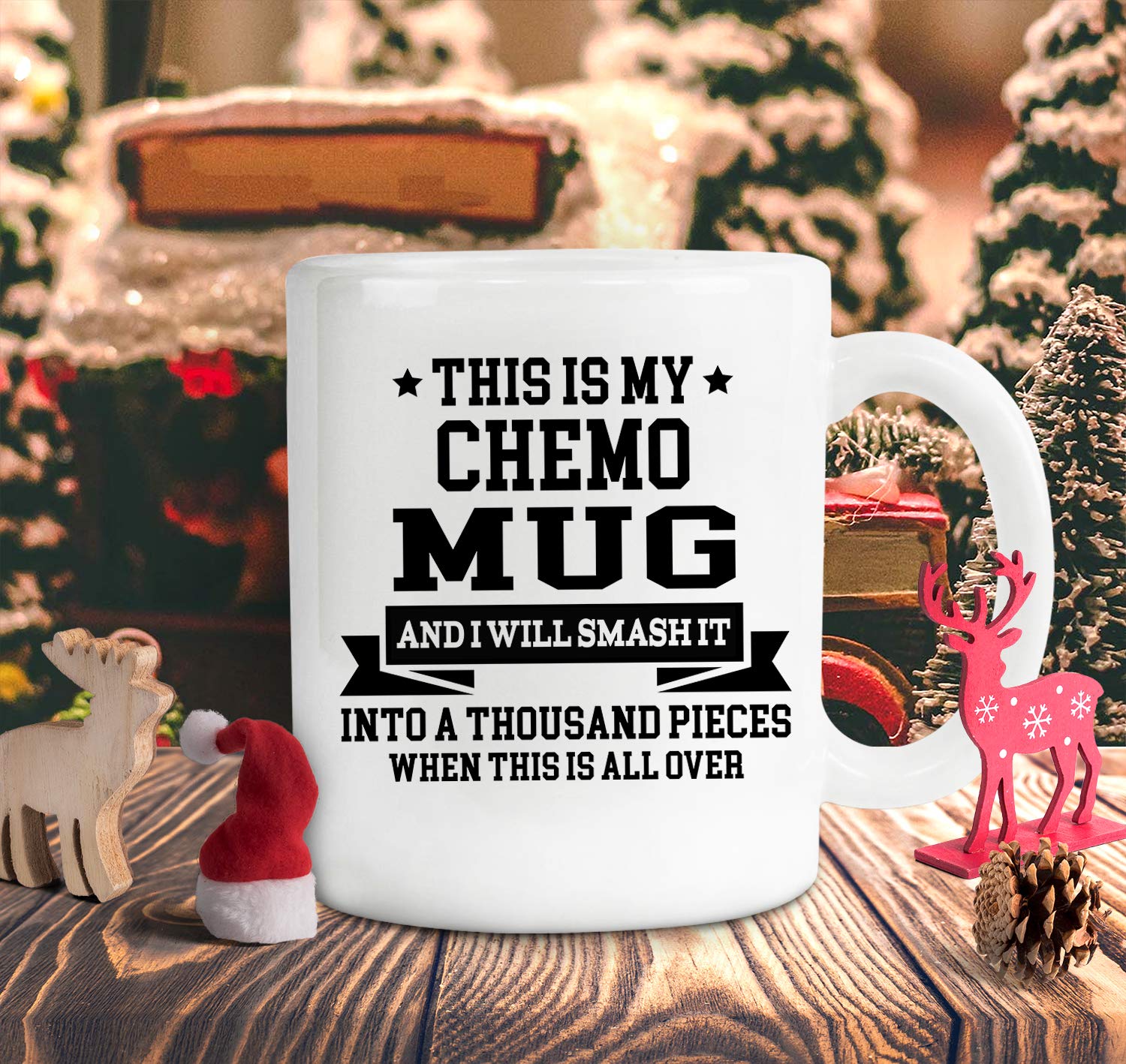 Bobby Creativity This Is My Chemo Mug 11oz Coffee Mug  Cancer Gifts For Men  Chemotherapy Treatment Coffee Tea Cup  Chemo Care Package for Men  Gifts For Chemo Patients Men  Cancer Gifts for Women.