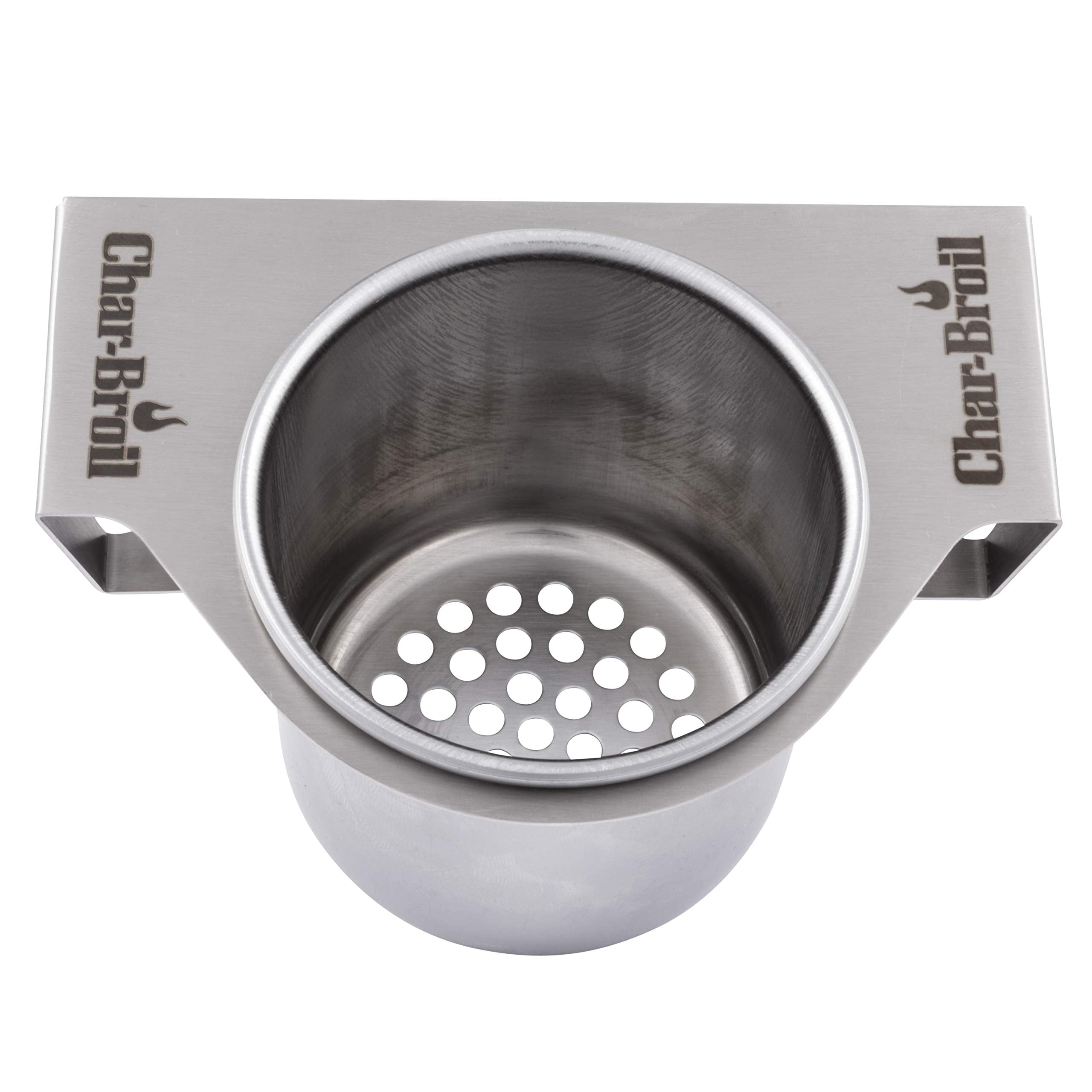 Char-Broil 6428409W06 Gear Trax Combination Cup Holder/Bottle Opener, Silver