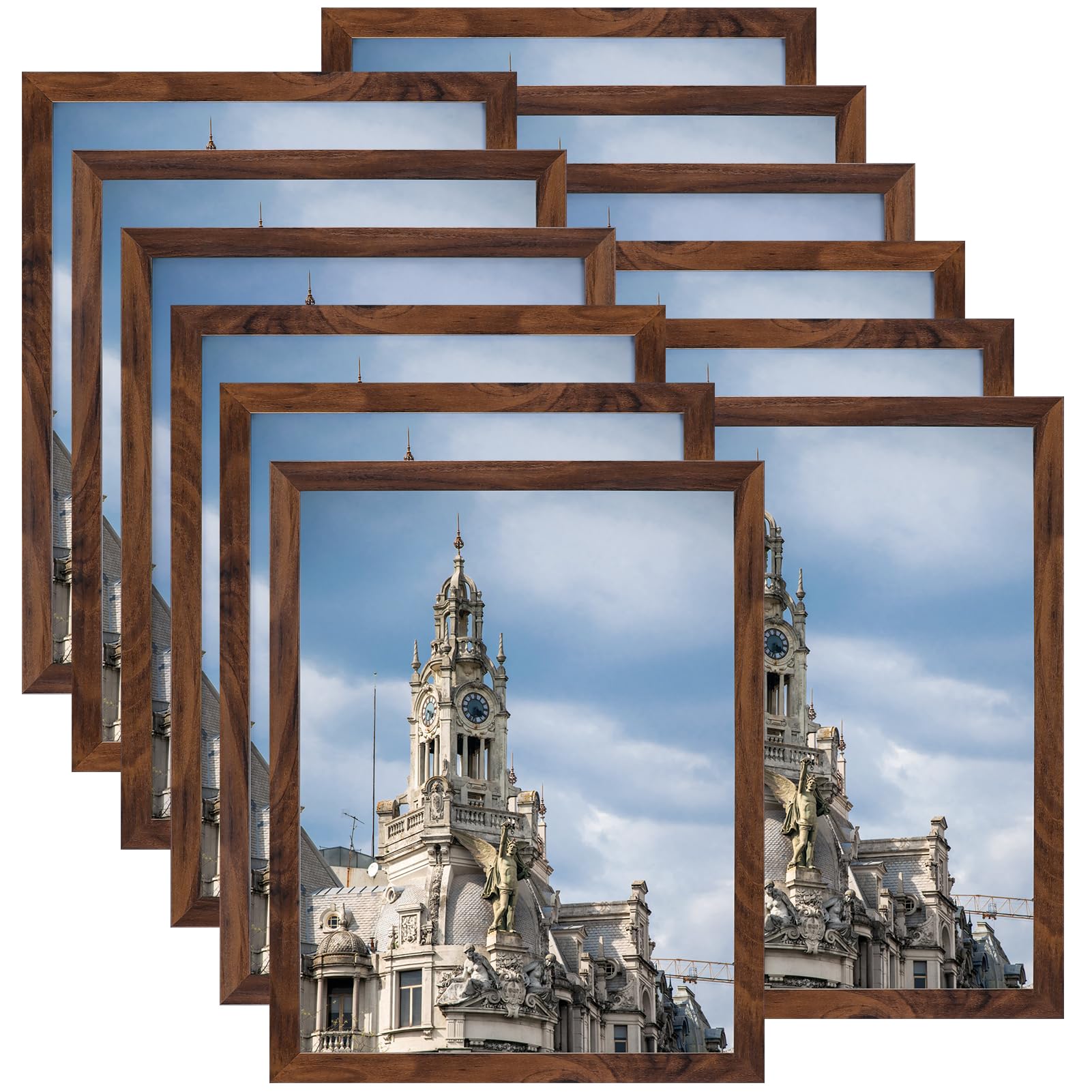 Giftgarden Black 11x14 Picture Frame Bulk, Multi 11 x 14 Photo Frames Set for Wall Hanging or Tabletop, 12 Pack
