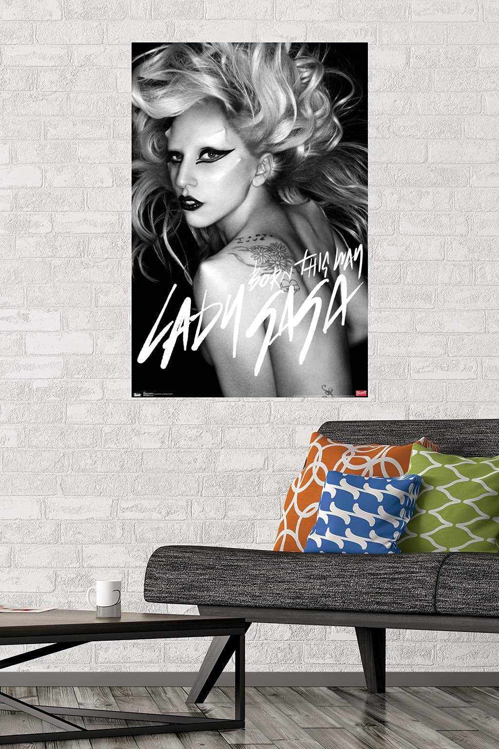 Trends International Lady Gaga - Born This Way Wall Poster, 22.375'' X 34'', Premium Unframed Version