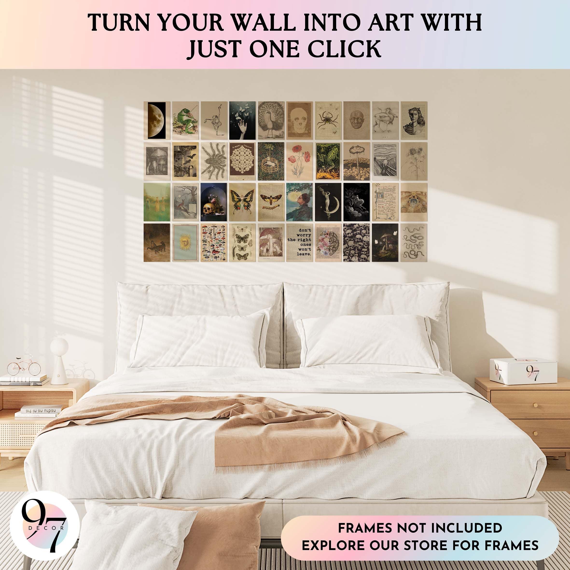 97 Decor Vintage Posters For Room Aesthetic - 40Pcs Vintage Art Wall C ...