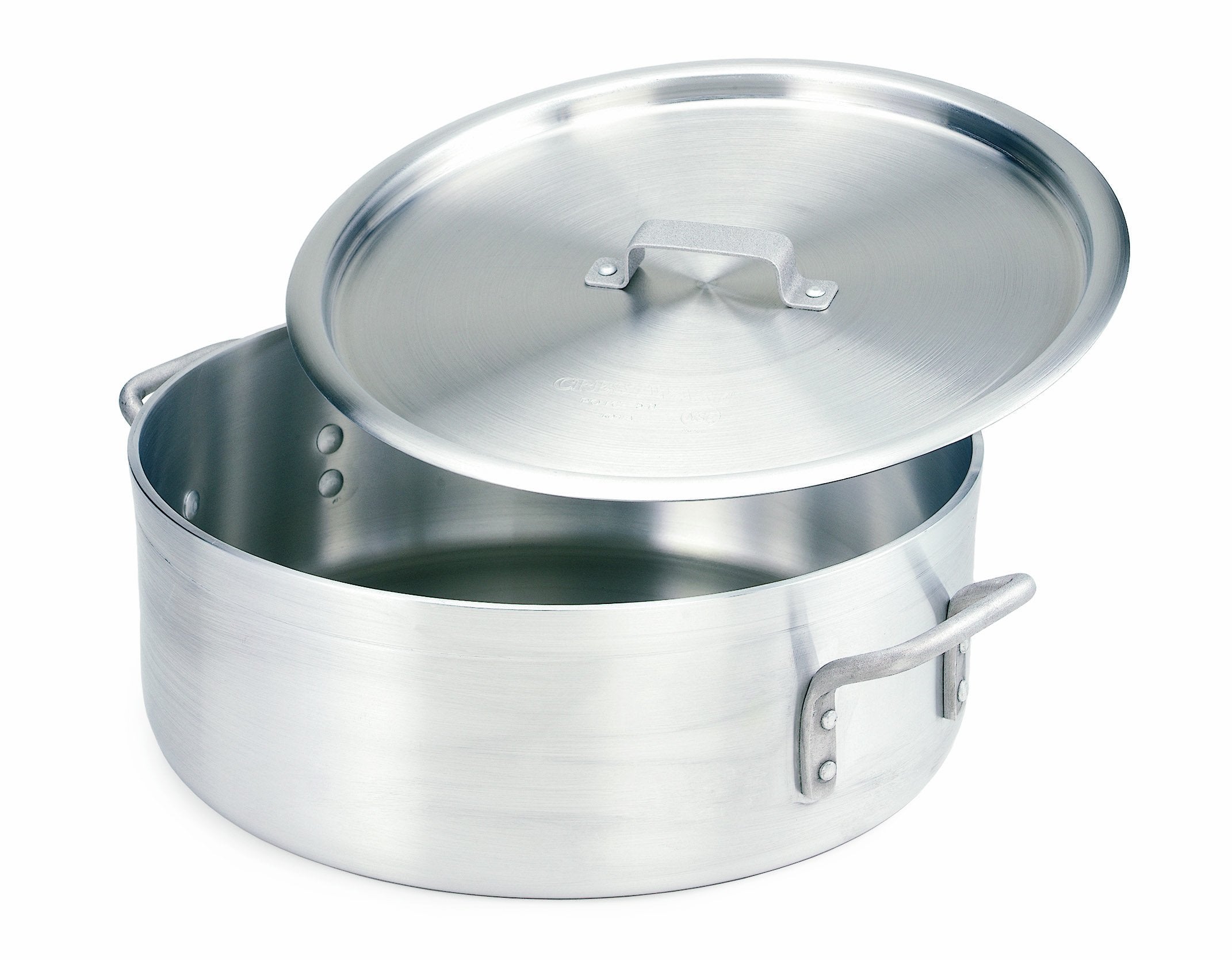 Crestware Extra Heavy Weight Aluminum Braziers With Pan Covers, 10 Quart