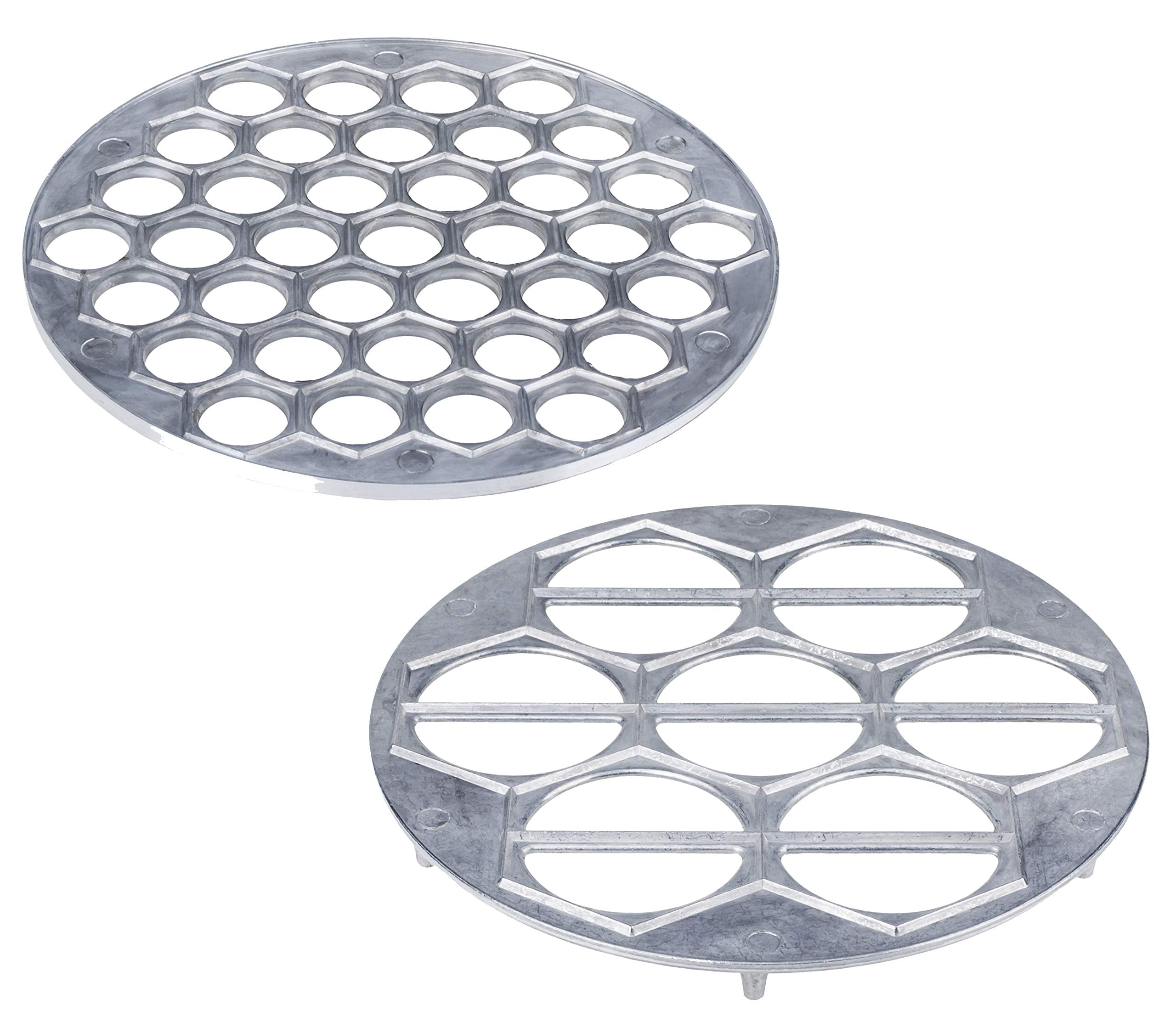 Russian Pelmeni Mold - Metal Dumpling Maker - Perogi Form Hole Ravioli Molds - Pierogi Dumplings Pirogi Press