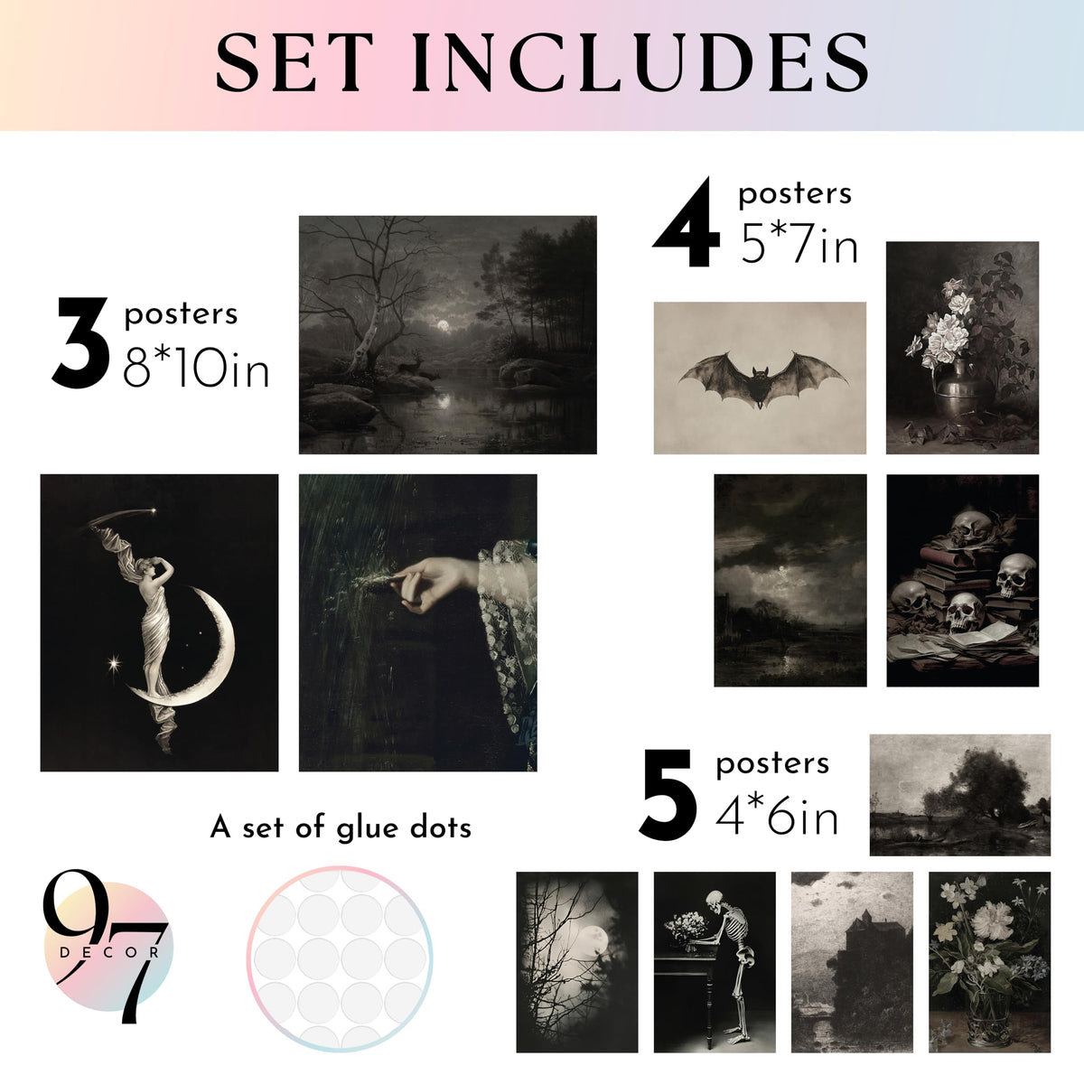 97 Decor Dark Academia Decor For Bedroom - Dark Moody Wall Art Prints ...