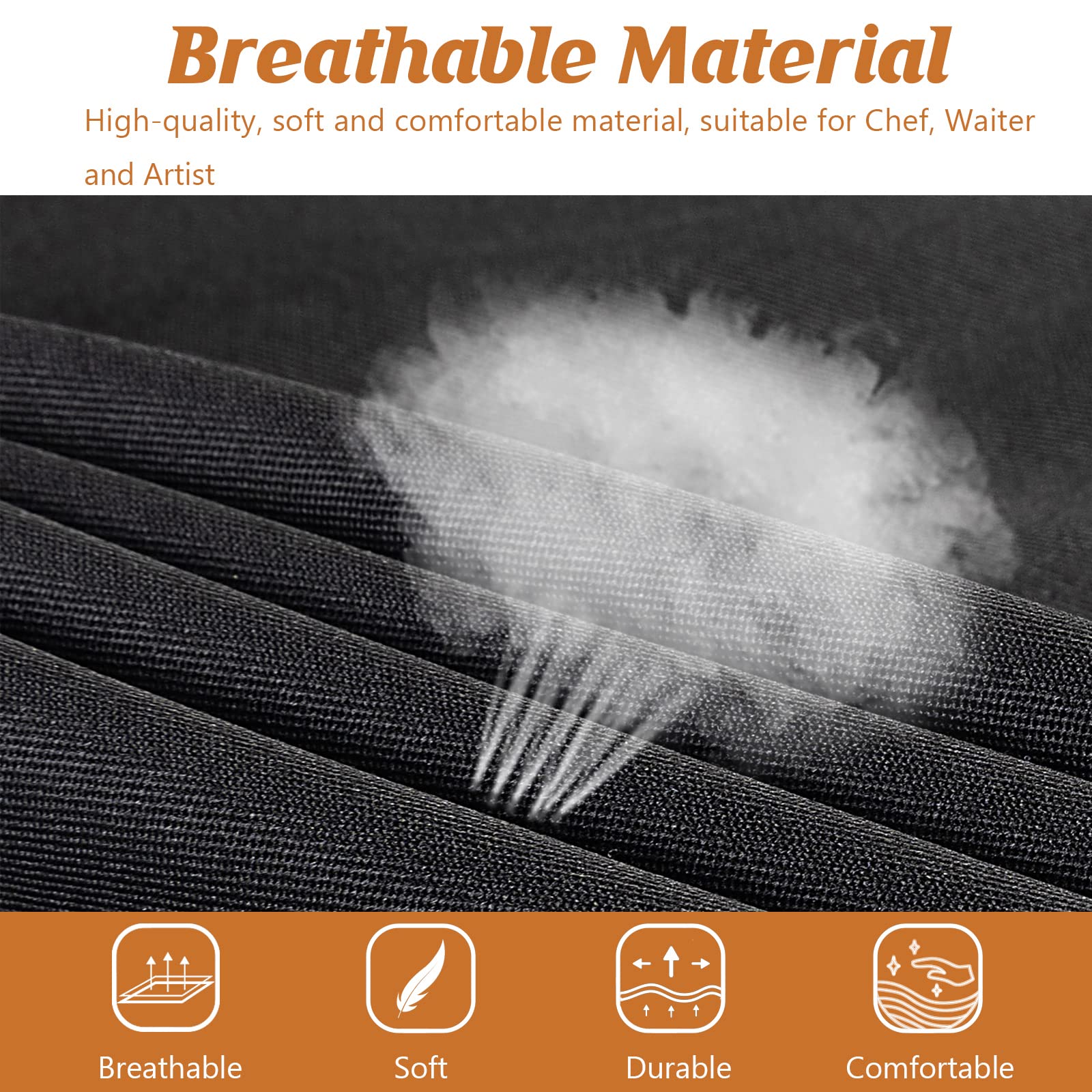 Loteaf 4 Pack Adjustable Apron, Black Apron With 2 Pockets, Machine Washable Apron Perfact For Cooking, Grilling, Dishwashing, R