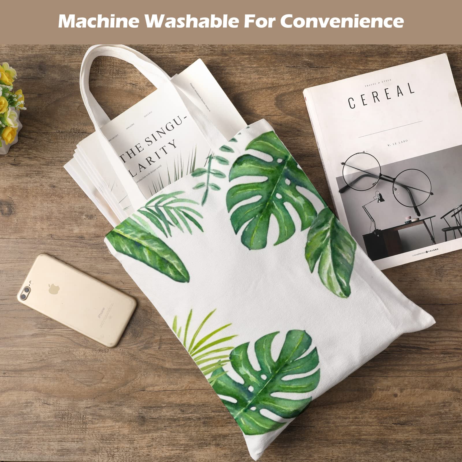 Youke Ola 20 Pieces Sublimation Tote Bags Sublimation Blank Canvas Tote Bags Reusable Washable Polyester Grocery Bags For Decora