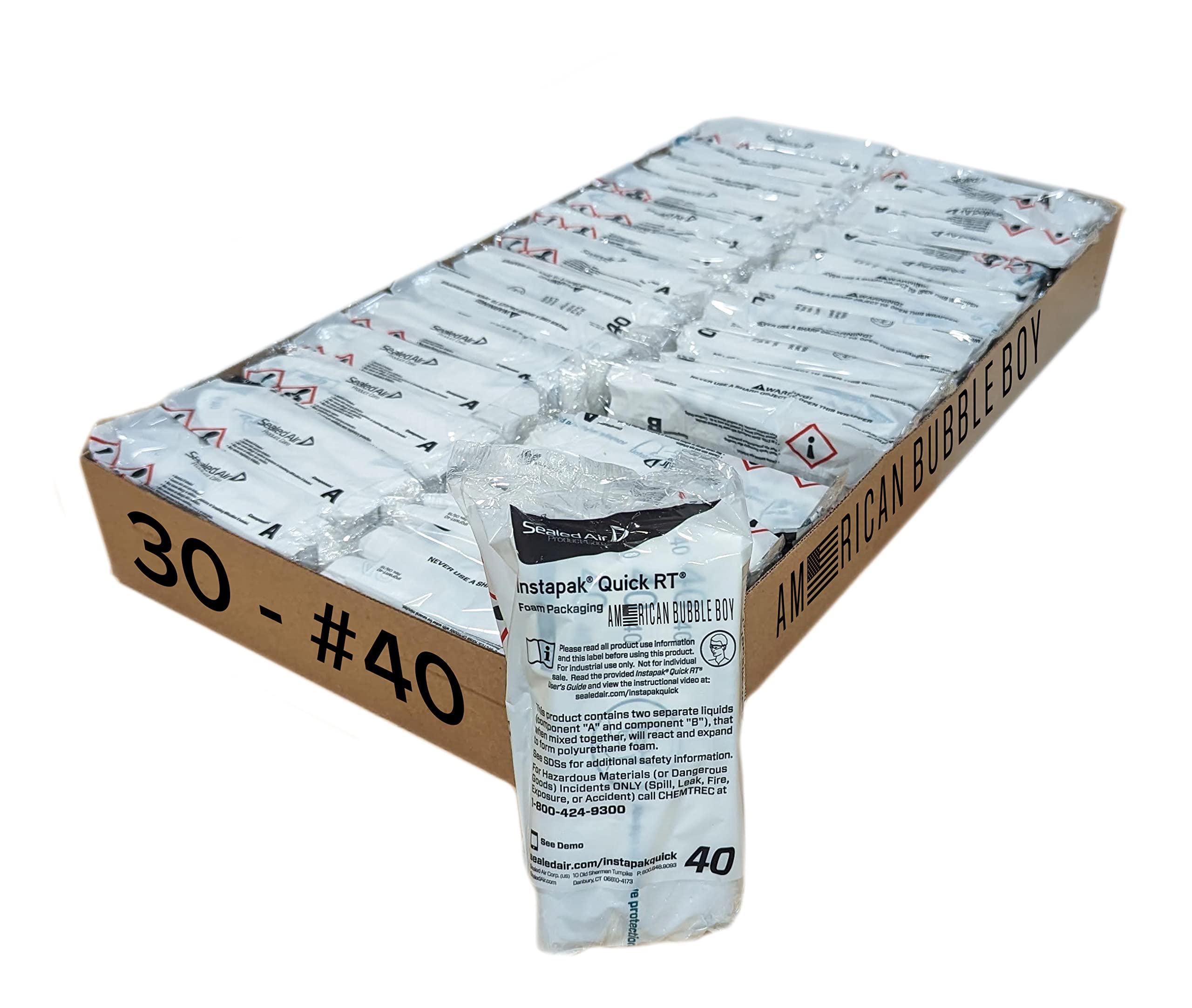 Instapak Quick Rt 40 (X30) Packing And Shipping Solution - American Bubble Boy
