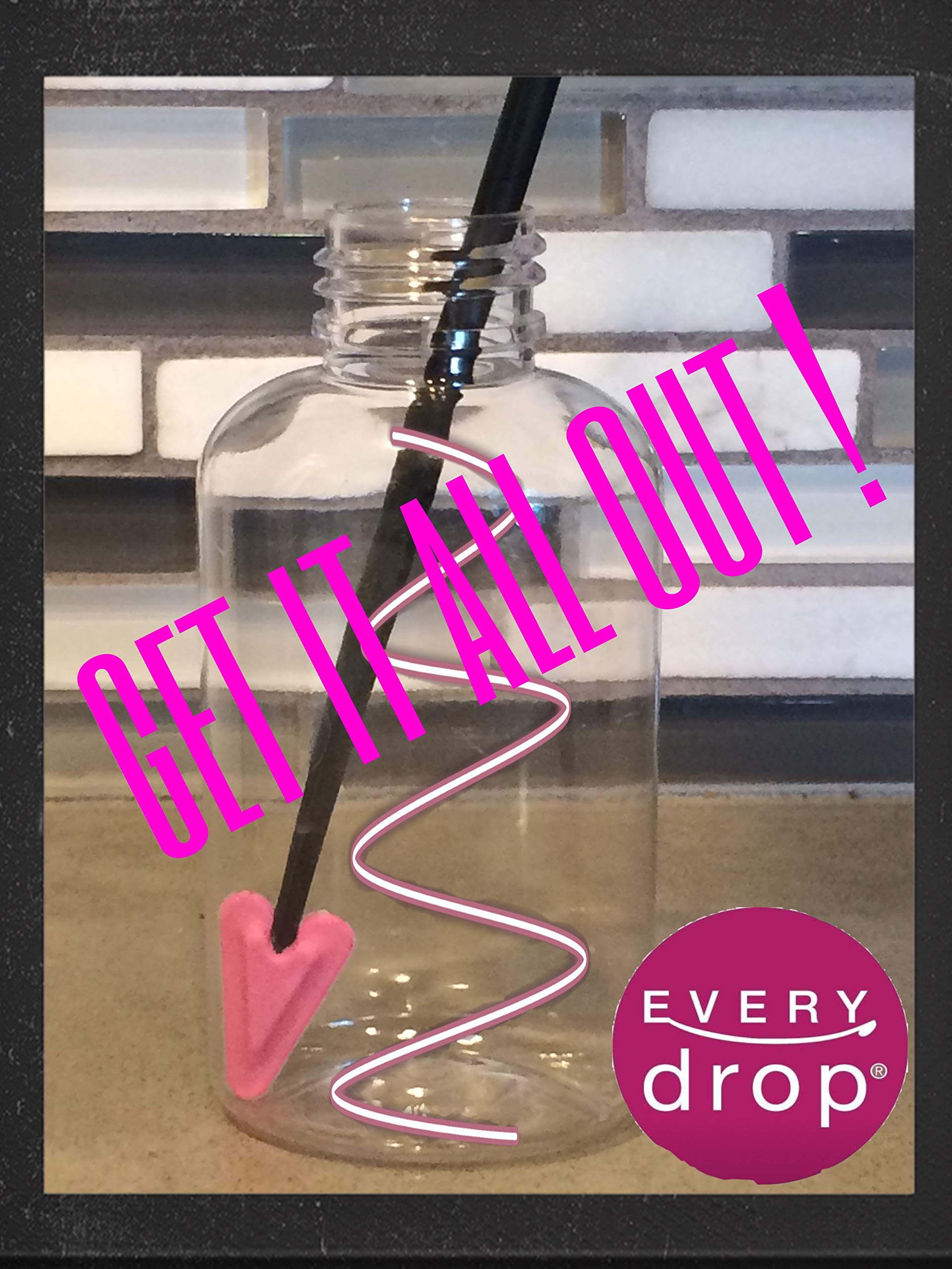 Every Drop Beauty + Lip Spatula Combo, Last Drop, Get Hard To Reach Beauty And Lip Products Out Of Bottle, Washable And Reusable