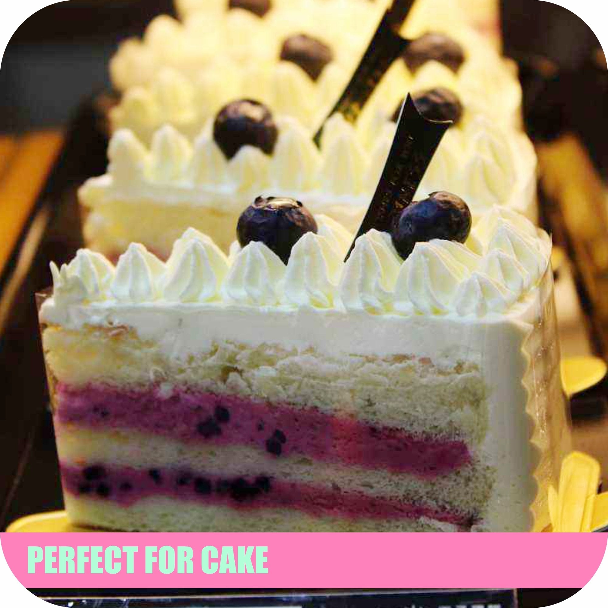 Cake Collar, Gucuji Chocolate Mousse And Cake Decorating Acetate Sheet Clear Acetate Roll 125 Micron (2.4 X 394 Inch)