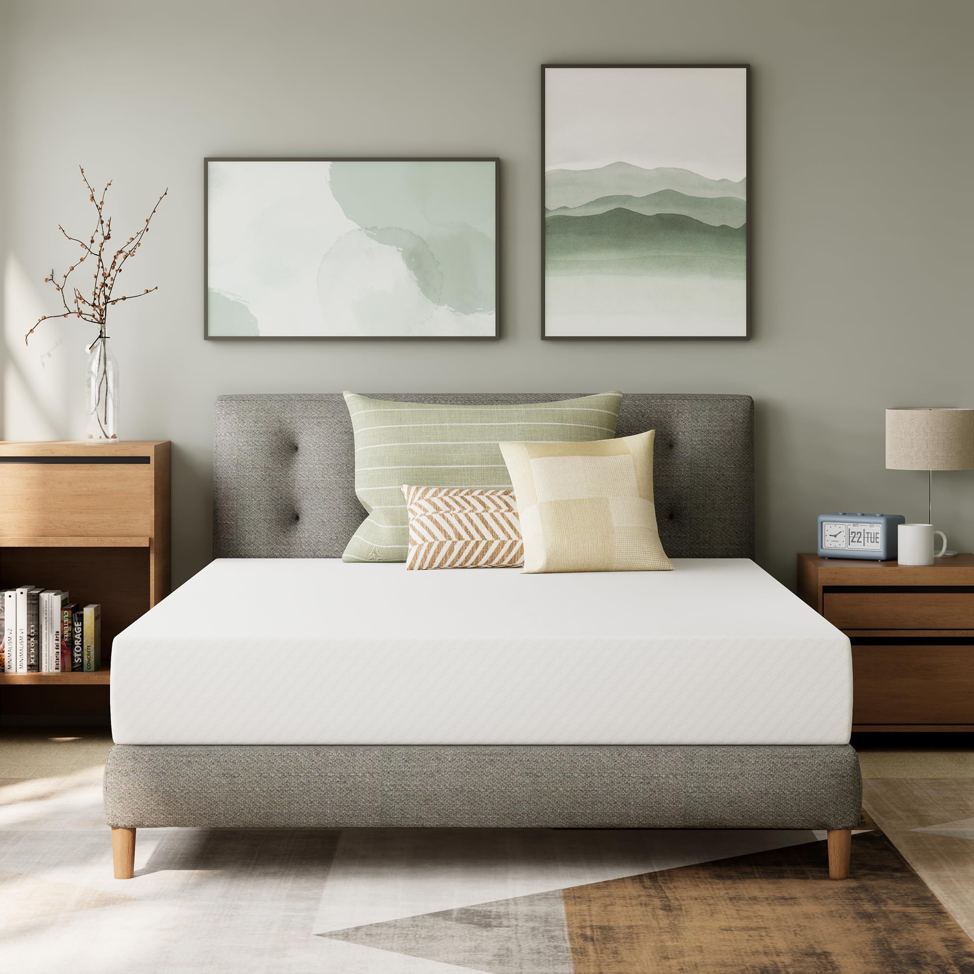 Gaeste 8 Inch Full Cooling Gel Memory Foam Mattress For Cool Sleep Medium Firm Certipur-Us Certified Mattress In A Box Pressure