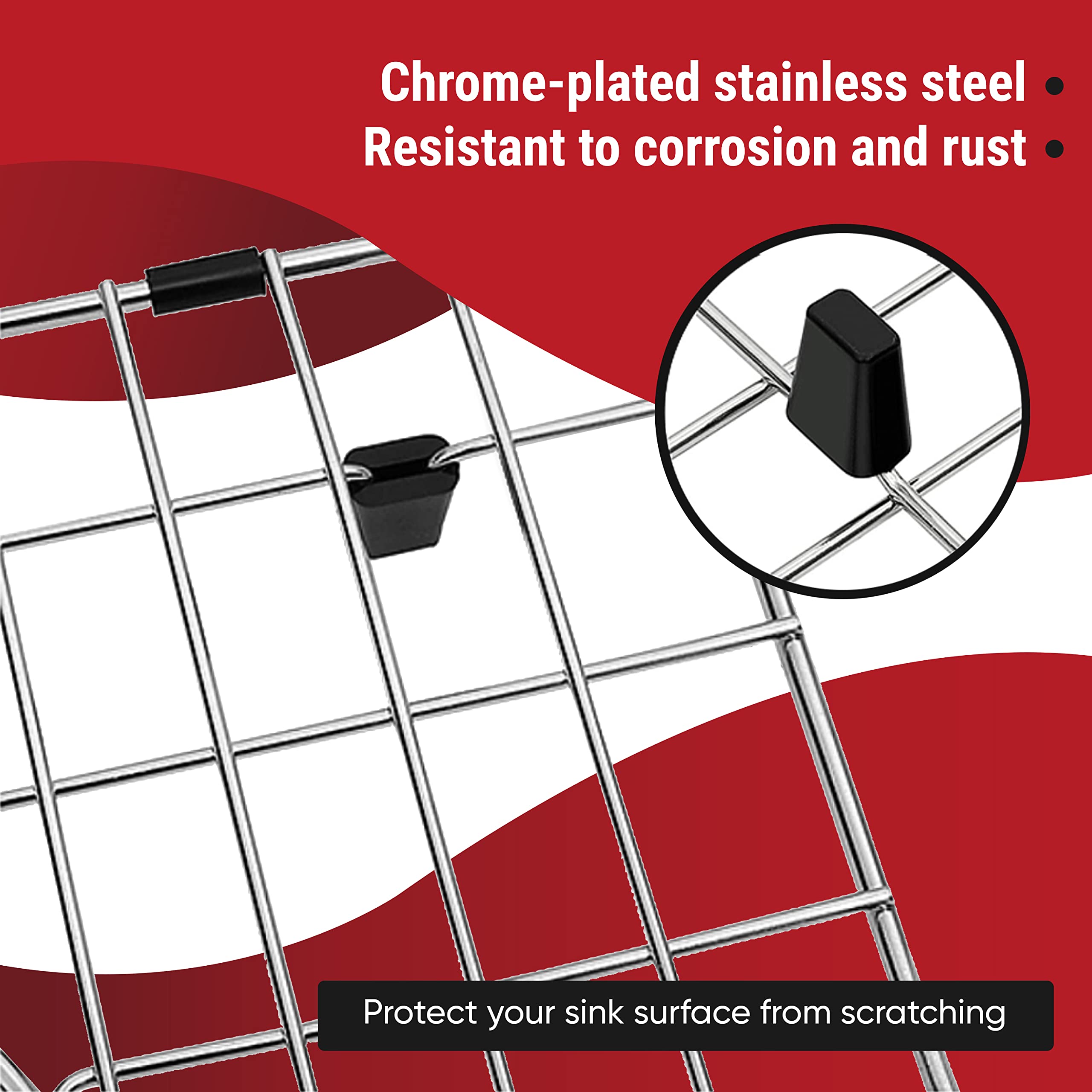 Sink Protectors For Kitchen Sink, Stainless Steel Sink Protector 28-1/4'' X 14-1/4'' X 1-1/4'', Sink Grate For Bottom Of Kitchen
