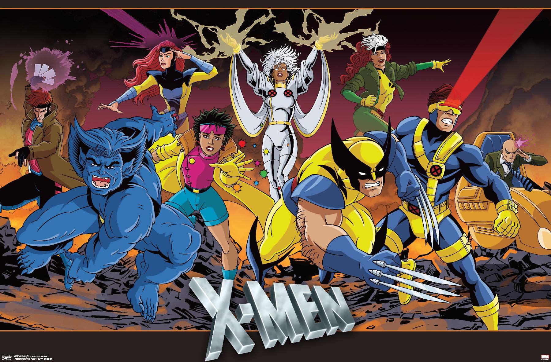 Trends International Marvel Comics - The X-Men - Group Wall Poster, 14.725'' X 22.375'', Premium Unframed Version